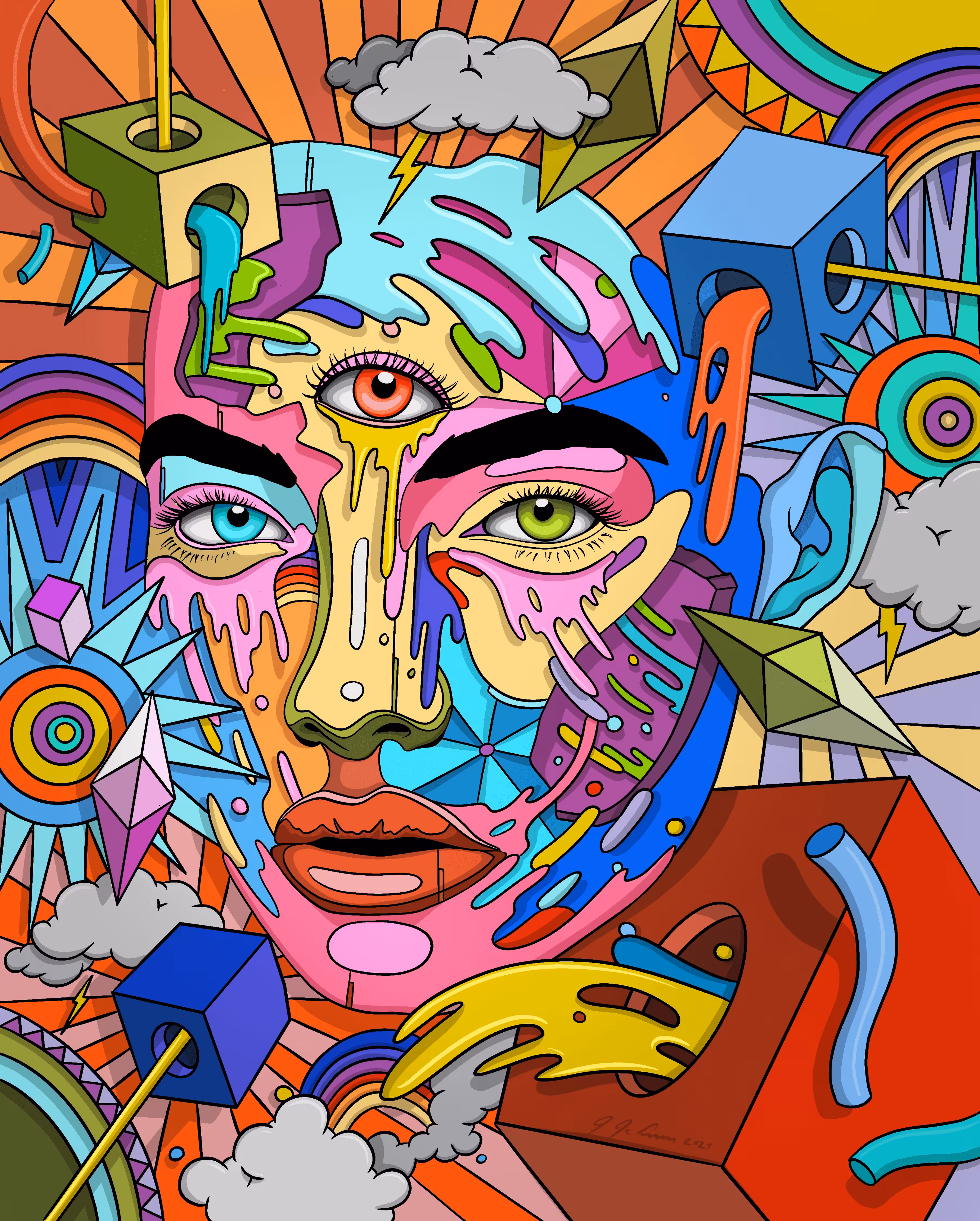  Explore New Worlds - The Third Eye #010 - 1/1 Edition