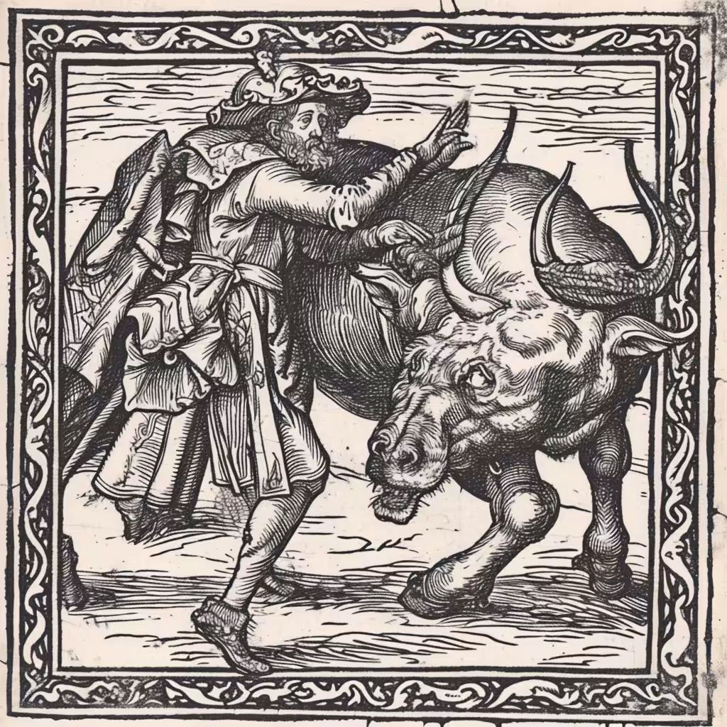 Medieval Mischief: The Bull's Defiance