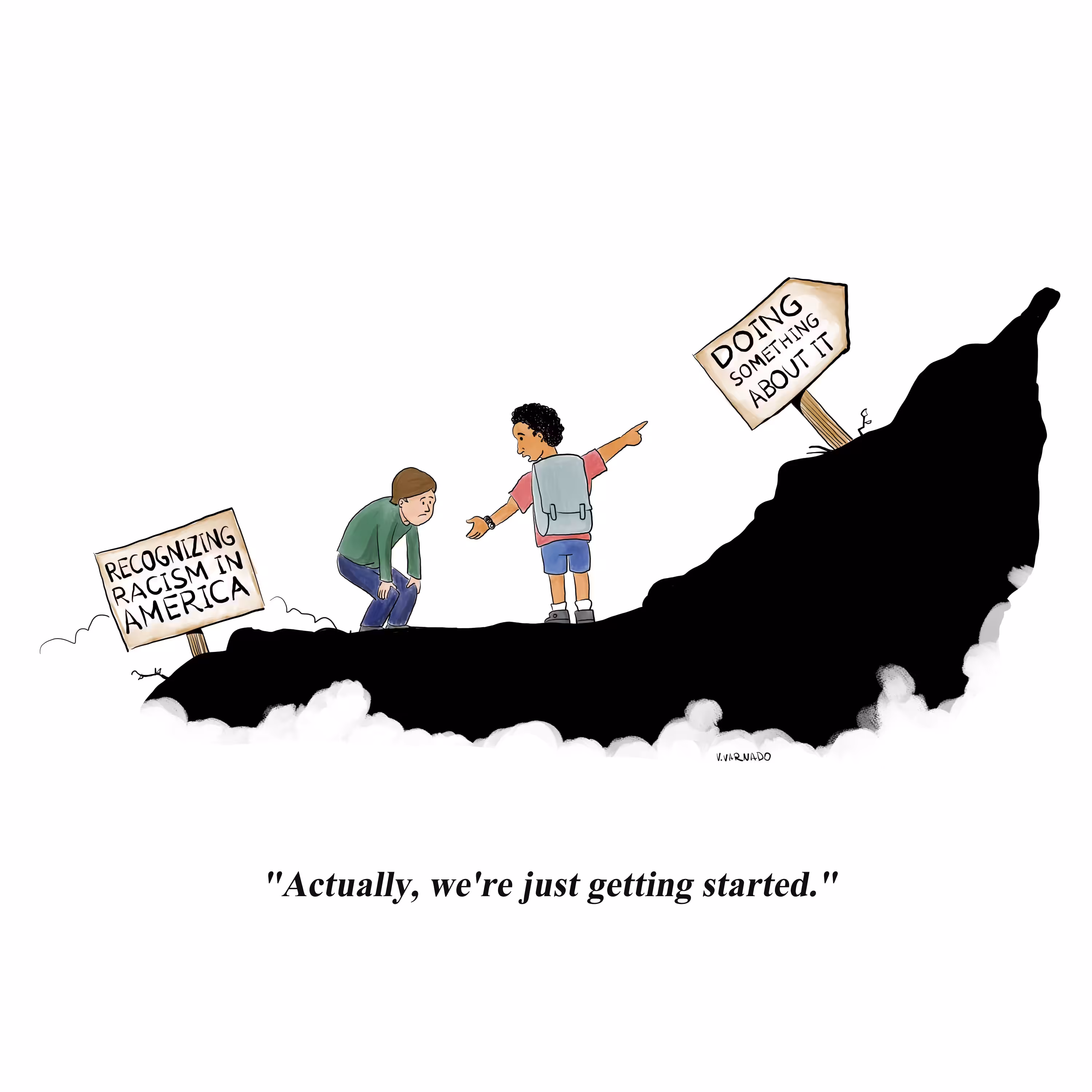 Mountain Top - New Yorker Cartoon