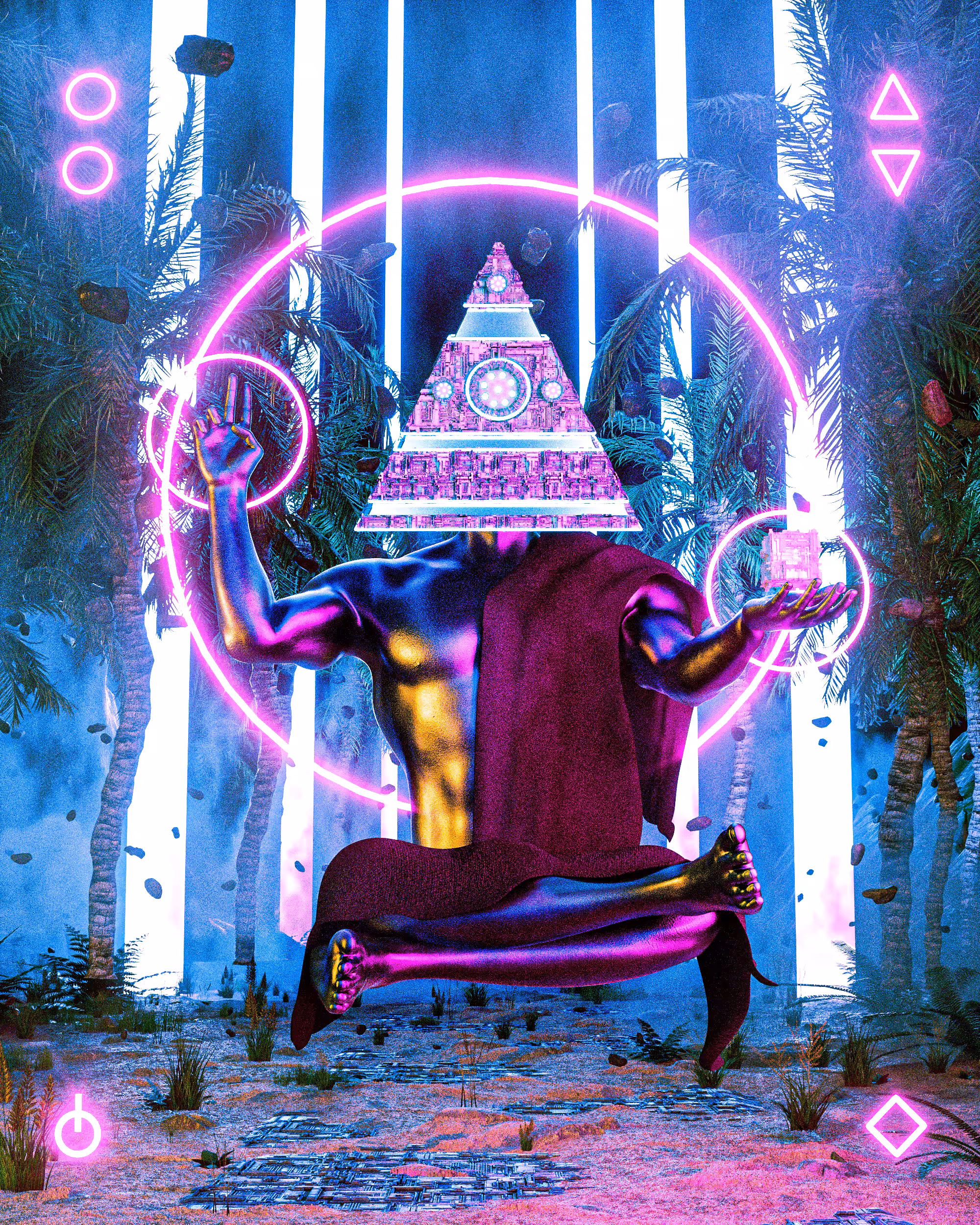 THREEDAVE - πΌπ§ββοΈ "NEON GODS"
