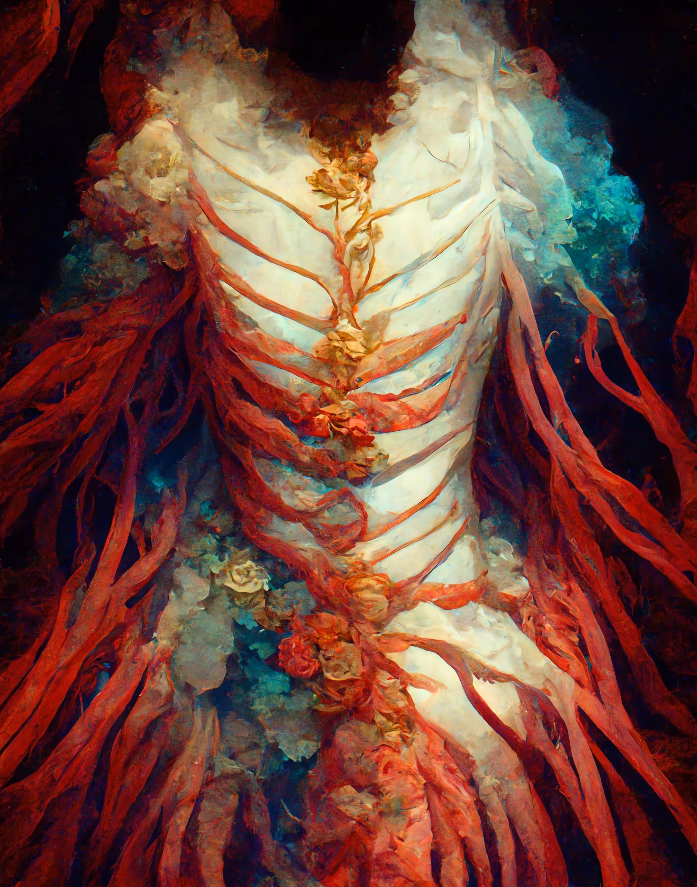Vascular Symphony: Veiled Veins of Beauty