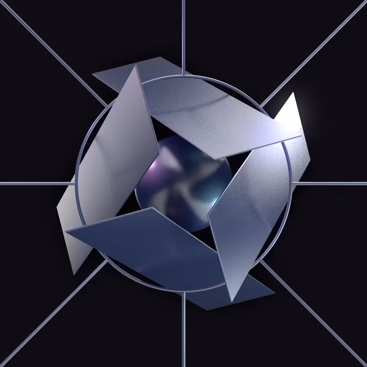 radiating blades