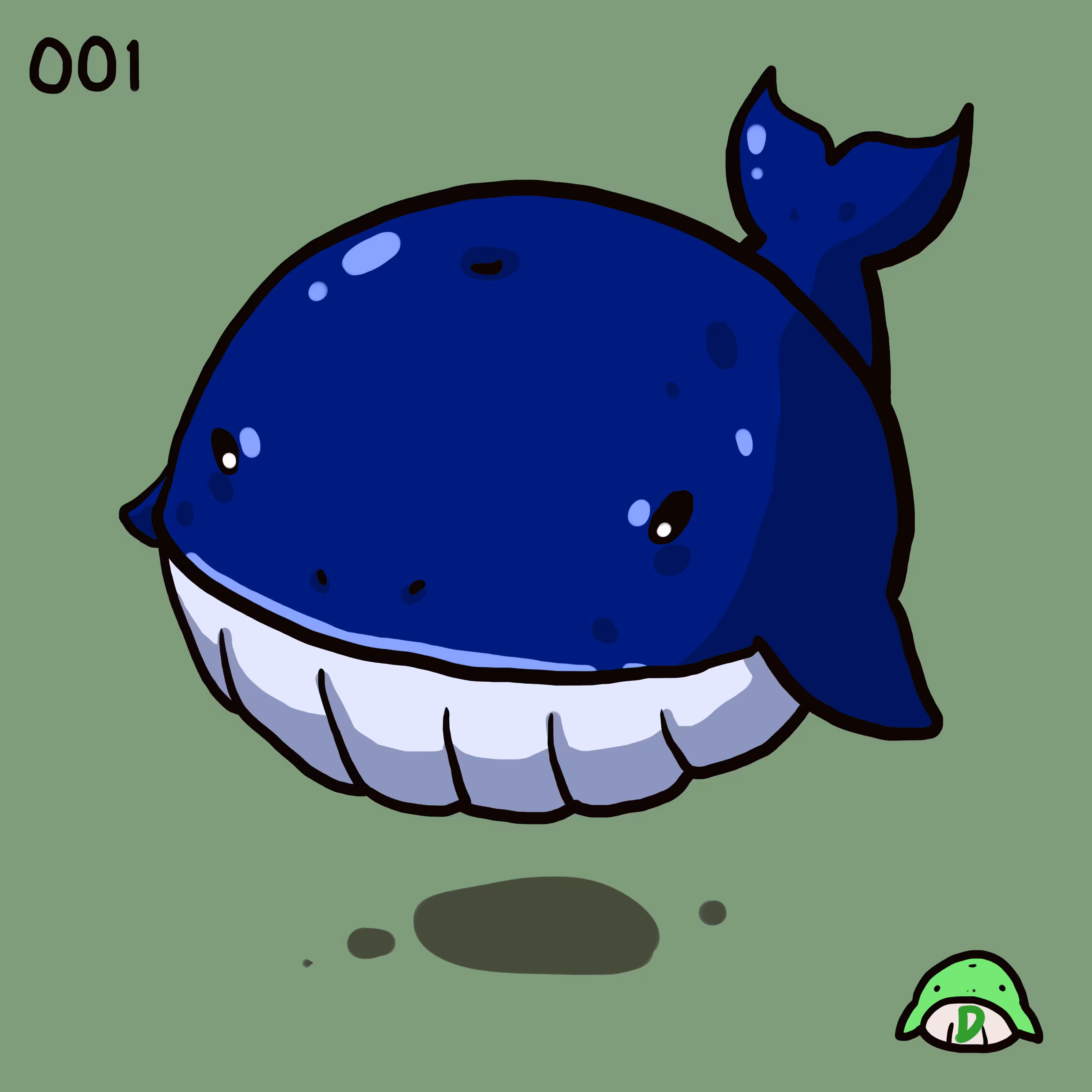 Whale well well NO.001