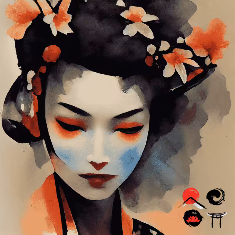 Black Rose and Geisha #3