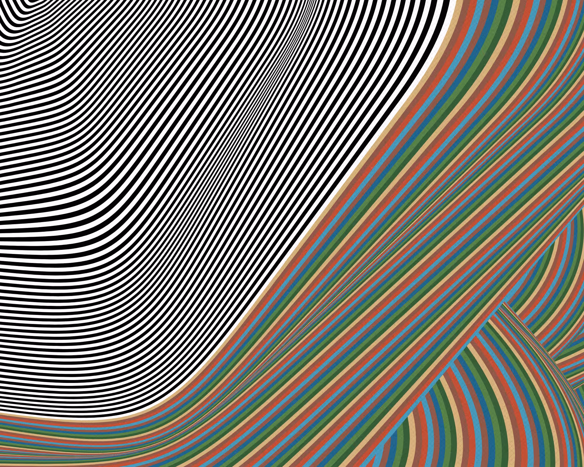Alternating bands of color #141