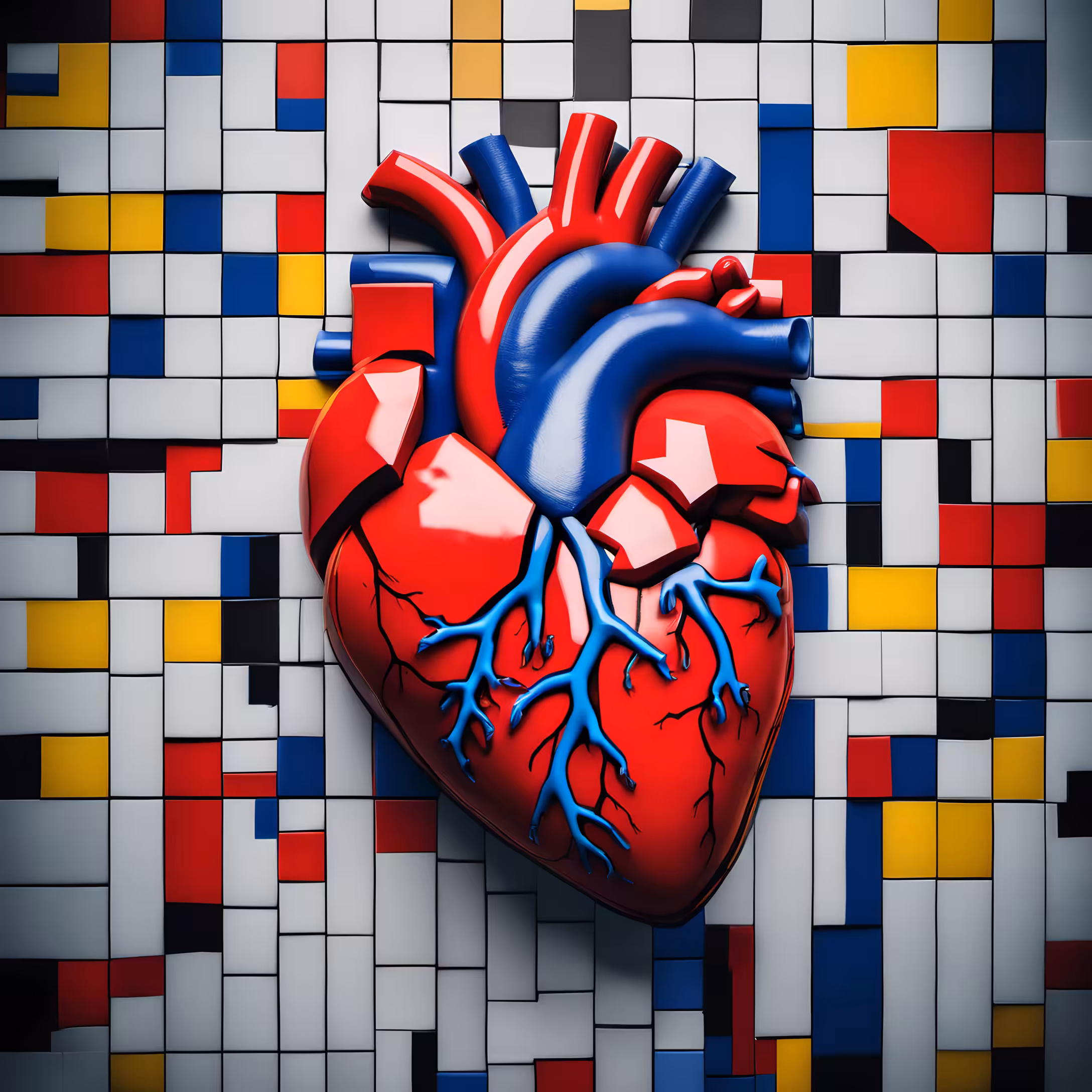 De Stijl My Beating Heart #20