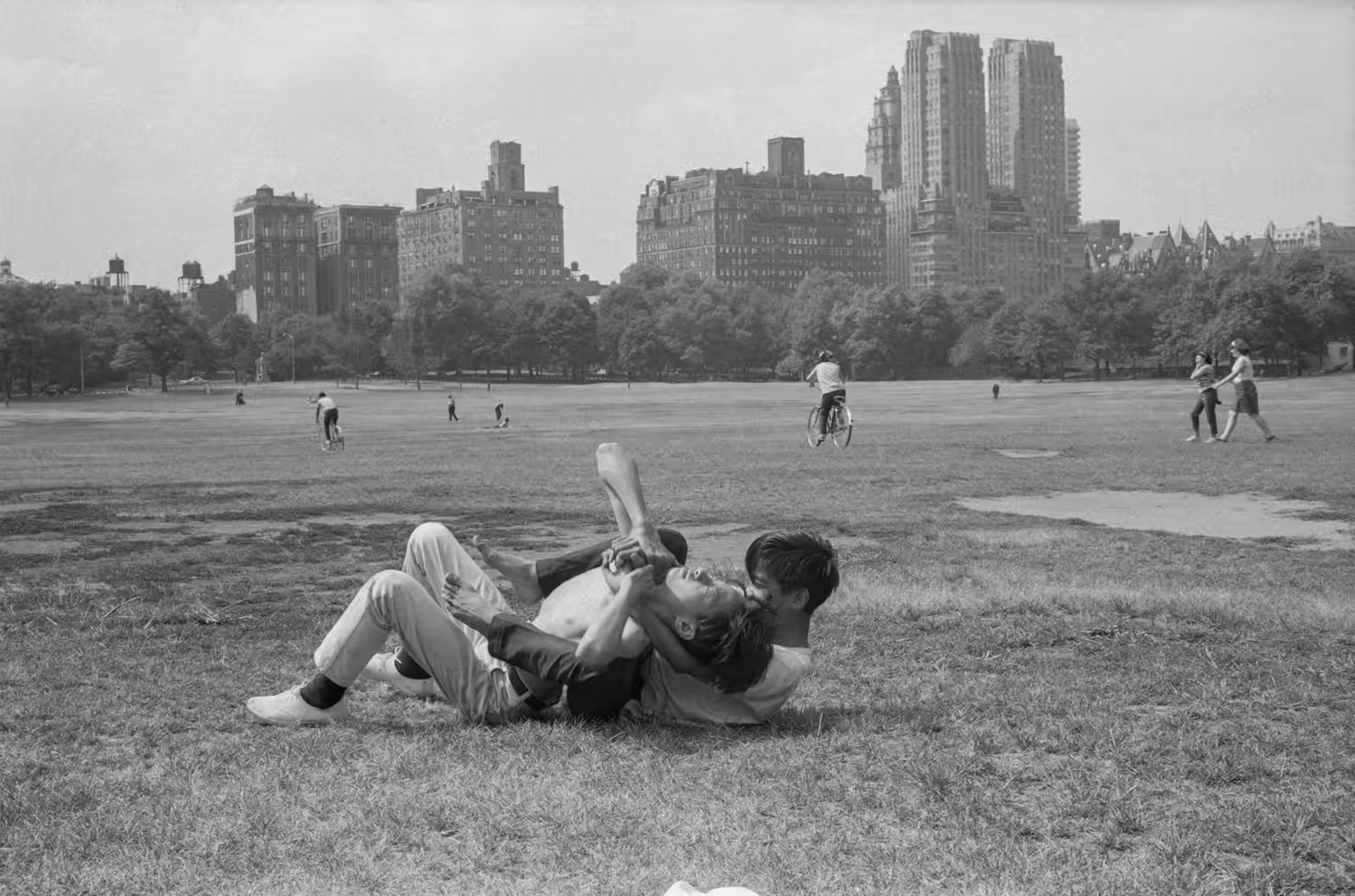 Larry Fink: Central Park, NYC, July, 1965