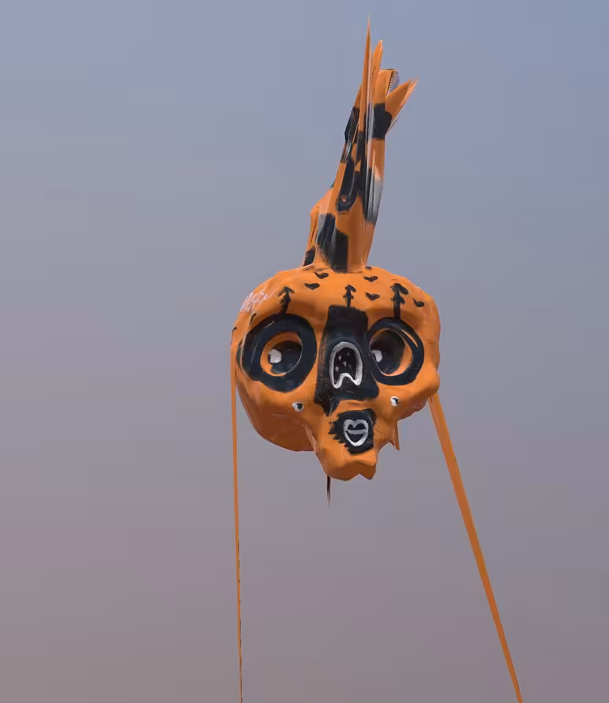 RoboPunk fish skull #7