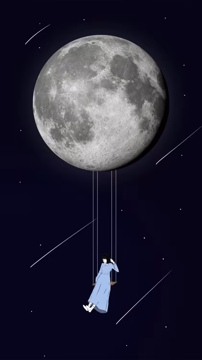 swing on the moon
