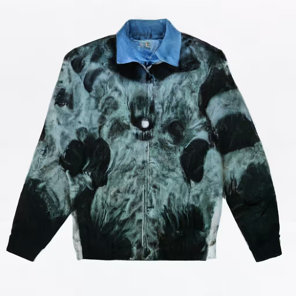 Racoon Fur Denim Jacket