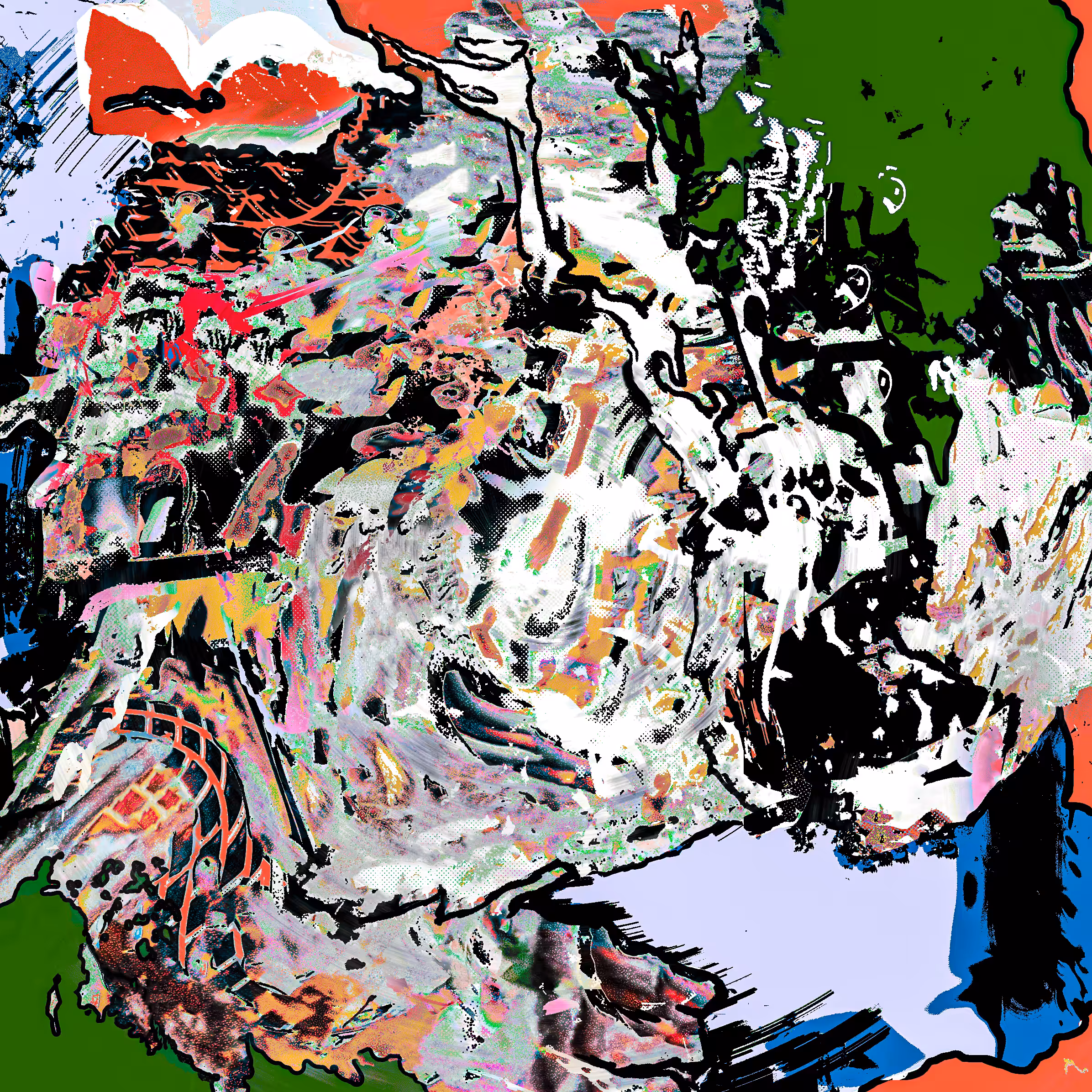 portrait of a fading calamity