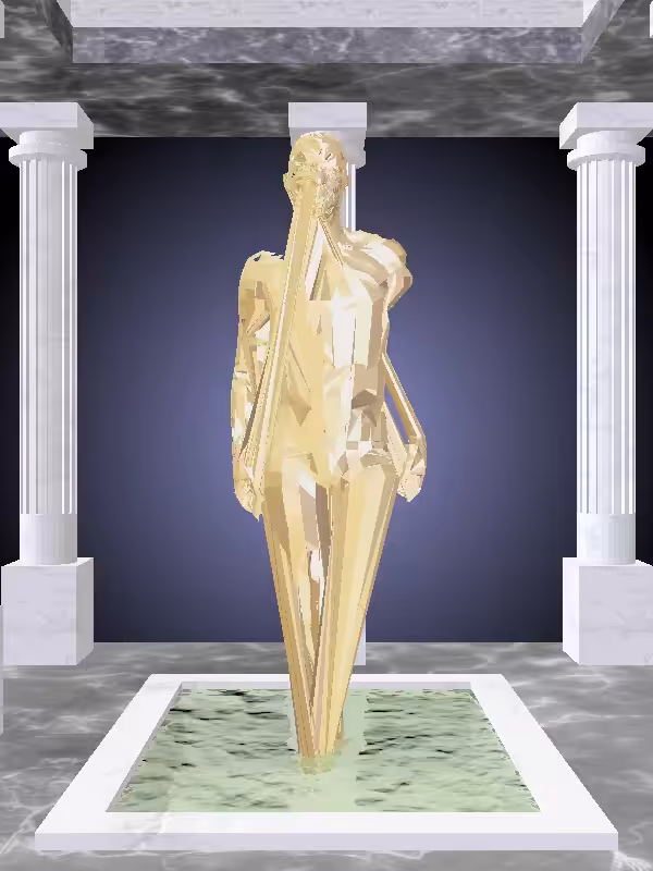 HeavenComputer: The Fragmented Threatening Real Gold Man #5121