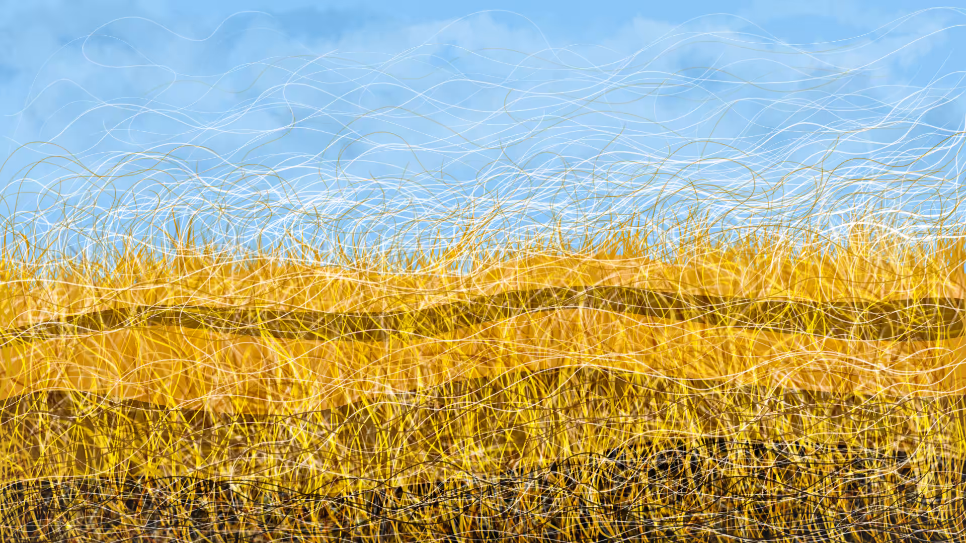 Golden Dance in the Breeze