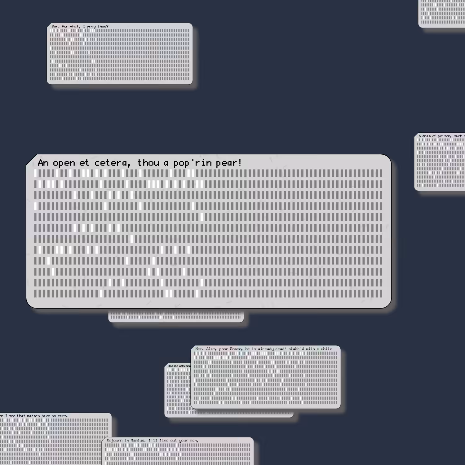 Romeo and Juliet on Punched Cards (Free) #152