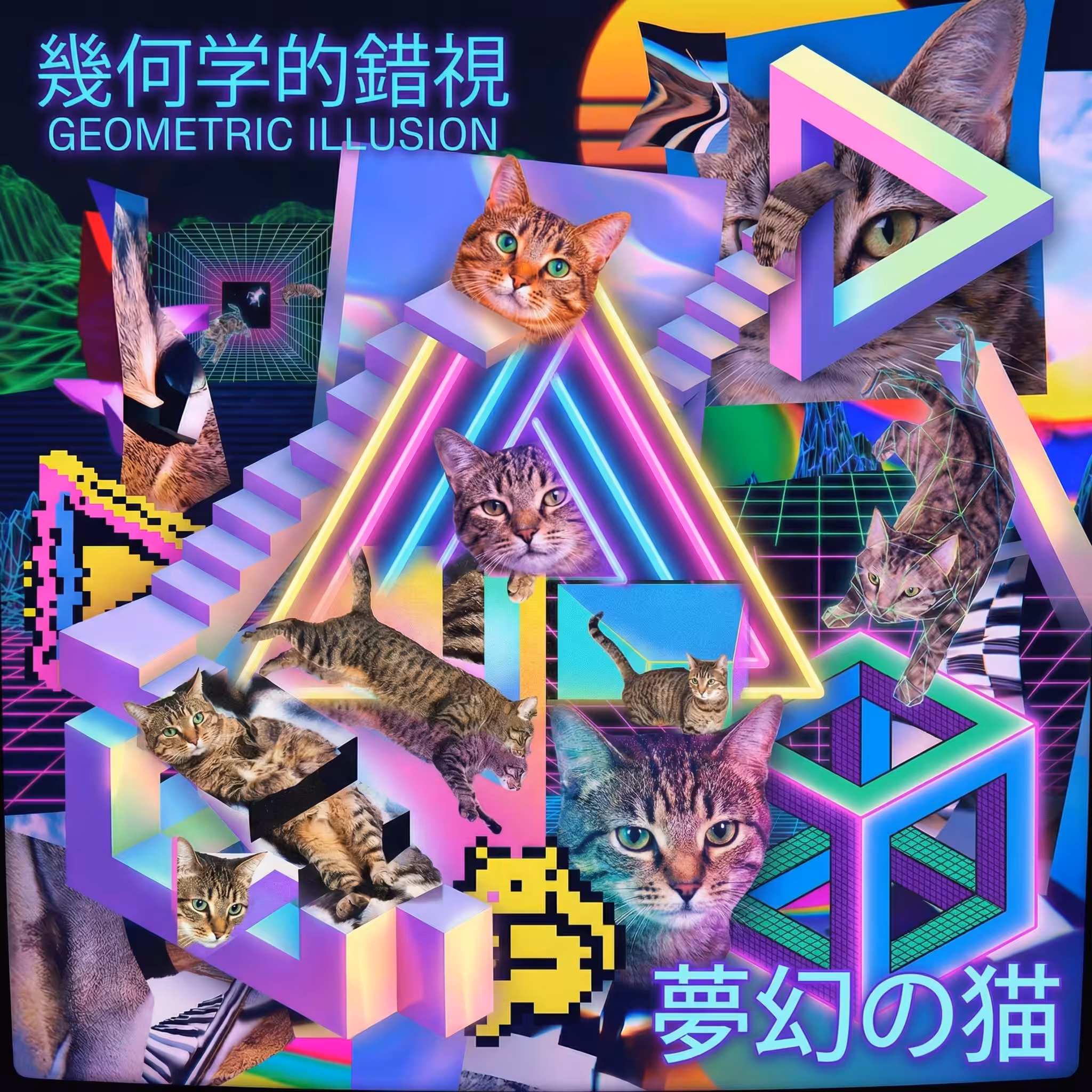 abstract cats #54