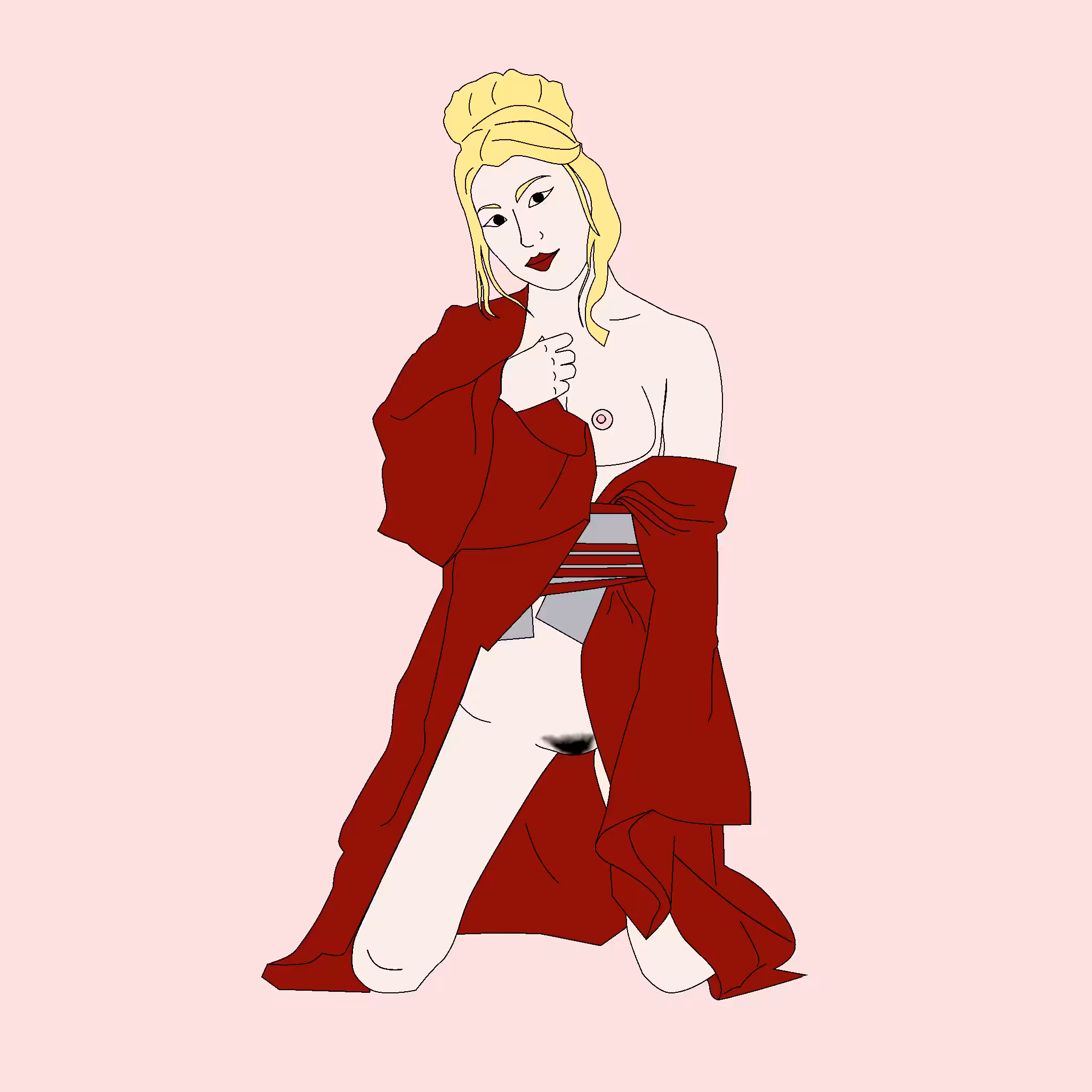 Woman in a Kimono 12 of 51