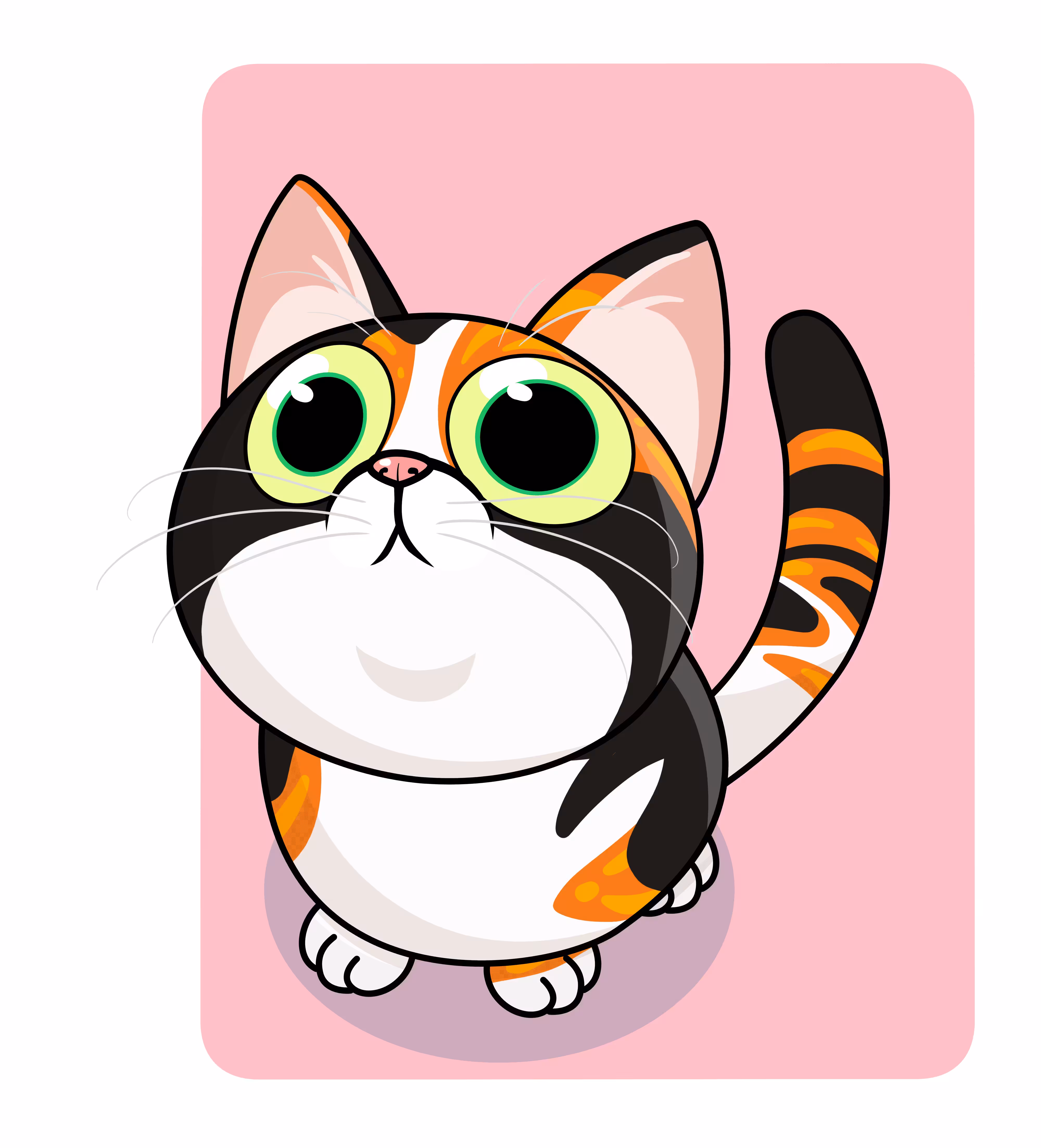 Cat Staring Galaxy #E0001