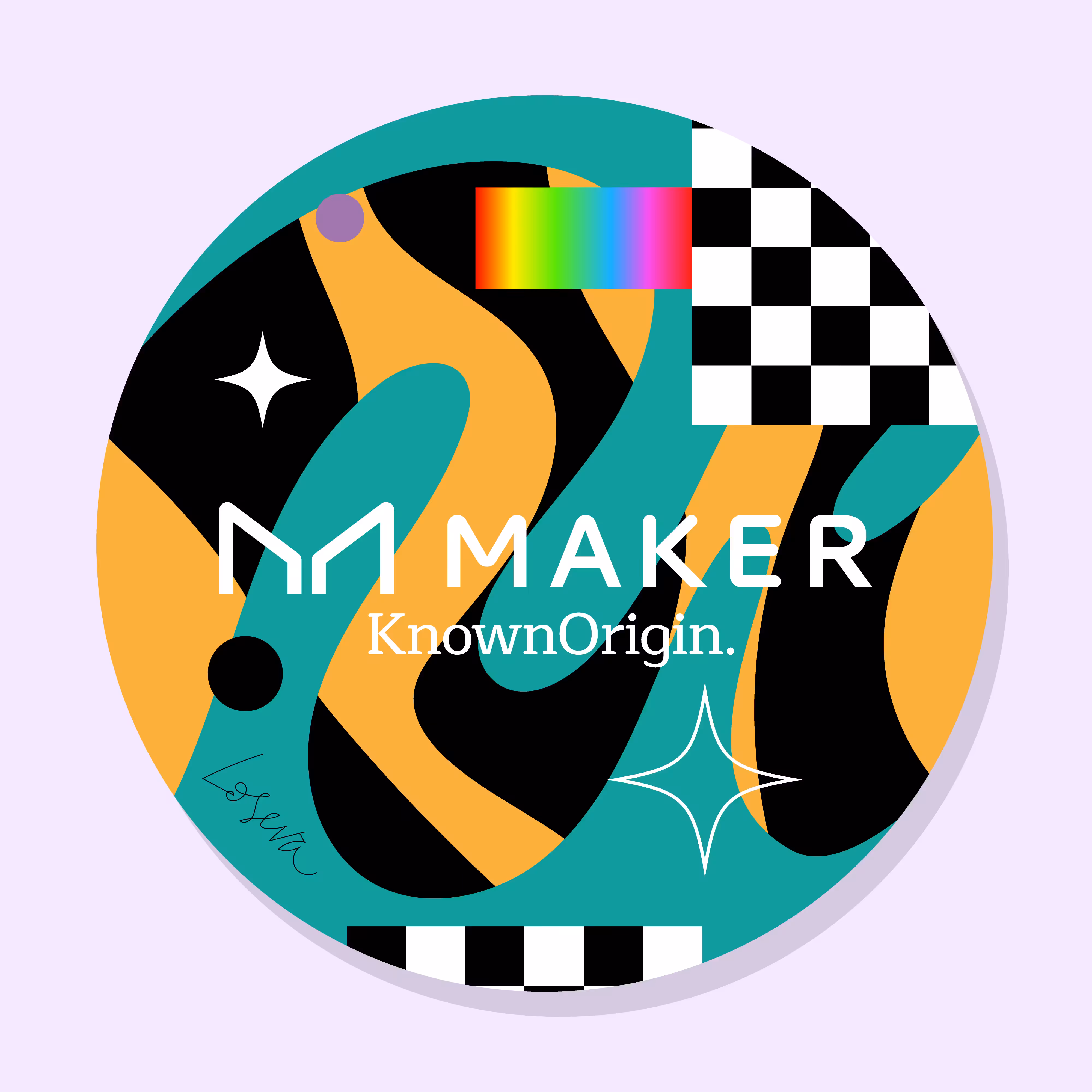 MakerDAO x KnownOrigin sticker collab