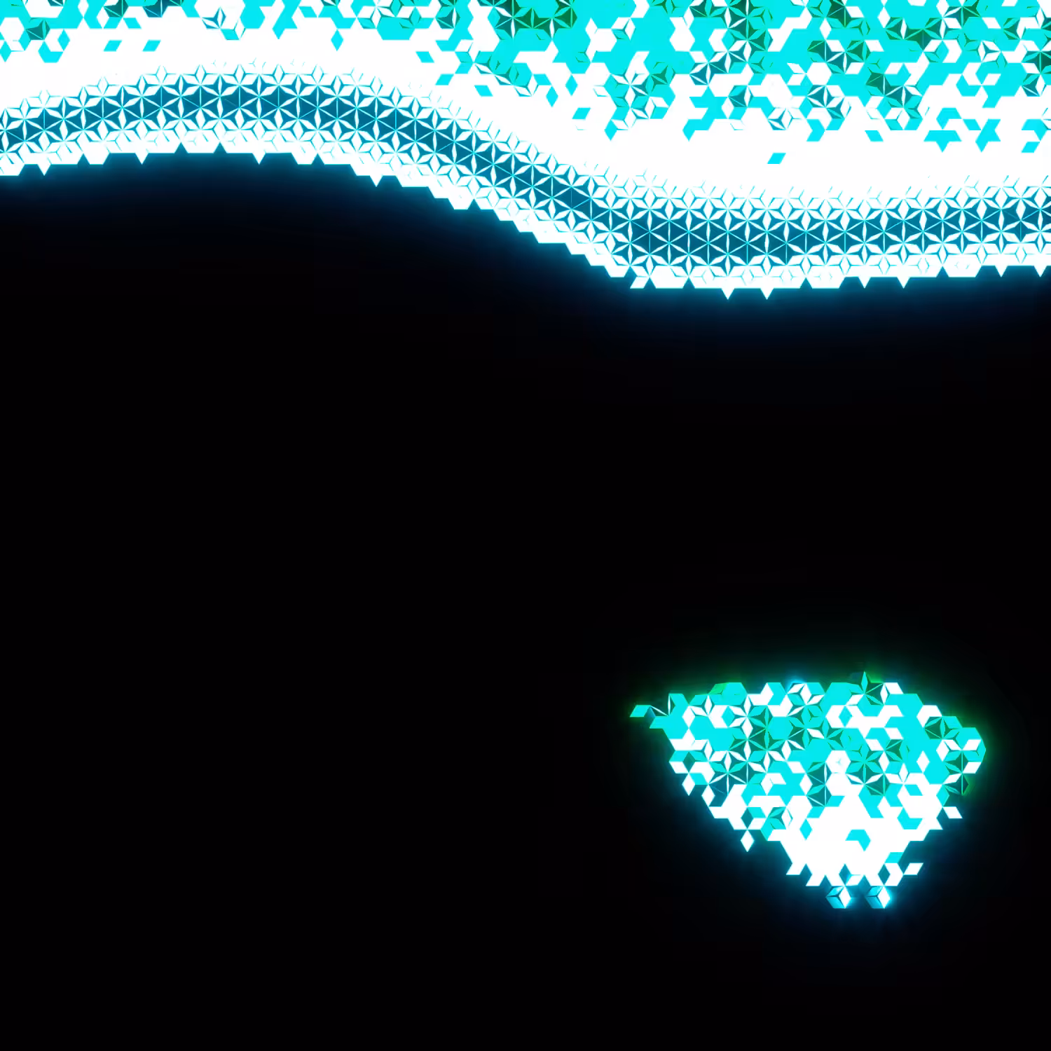 KINETIC WALLS - Emerald sea waves