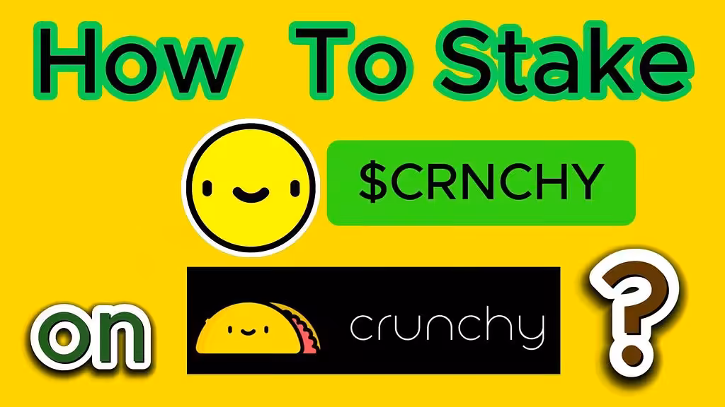 How to Stake $CRNCHY on CRUNCHY 