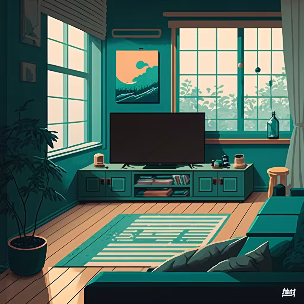 The tv room
