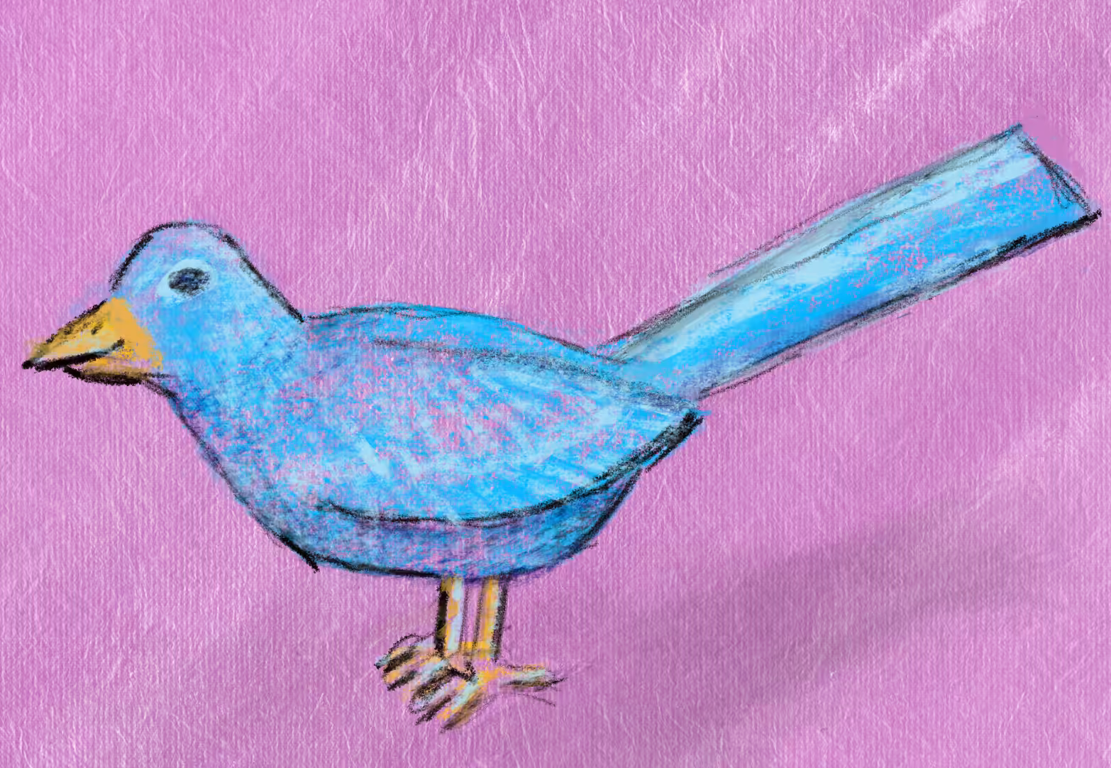 Happy Blue Bird