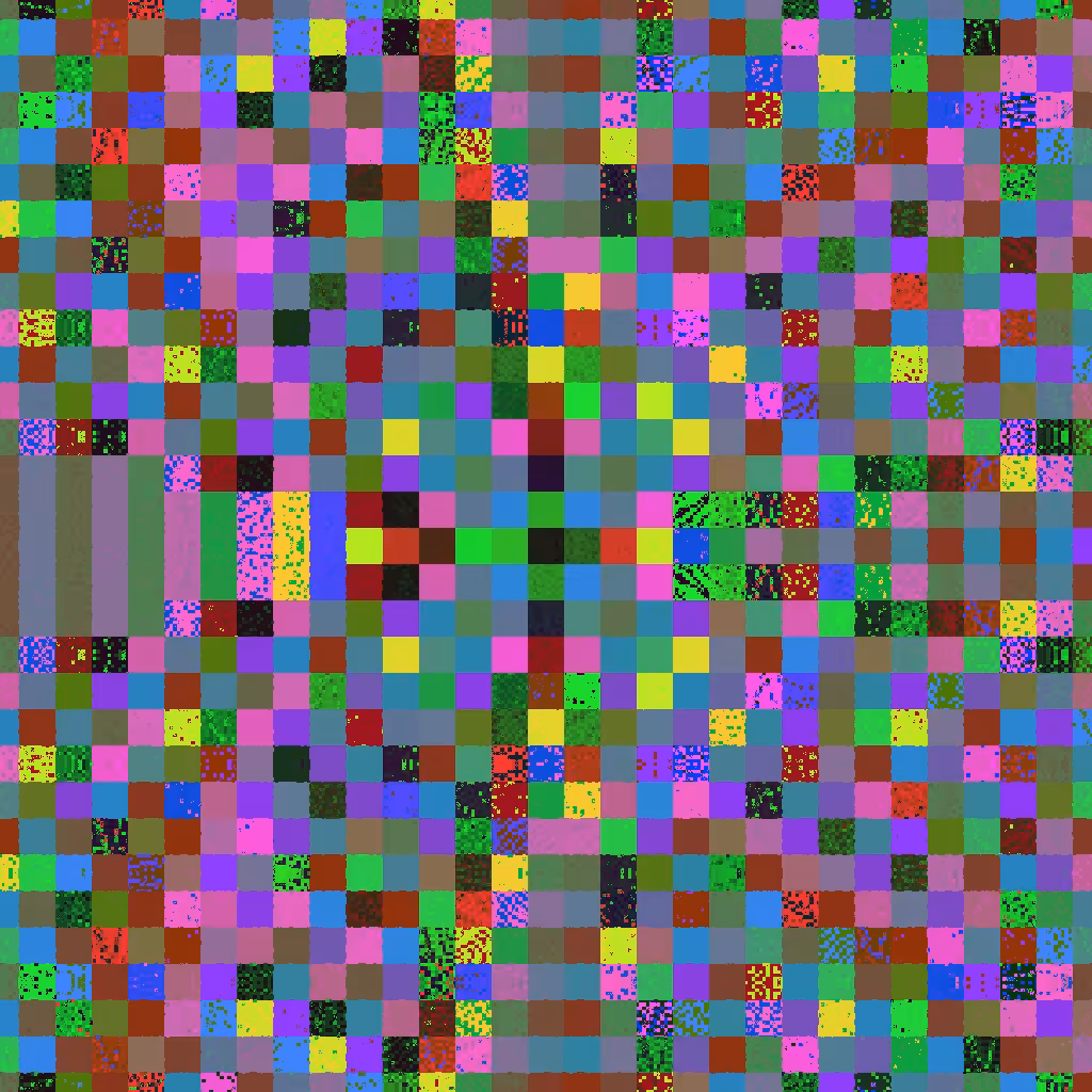 glitched quilt sq #3