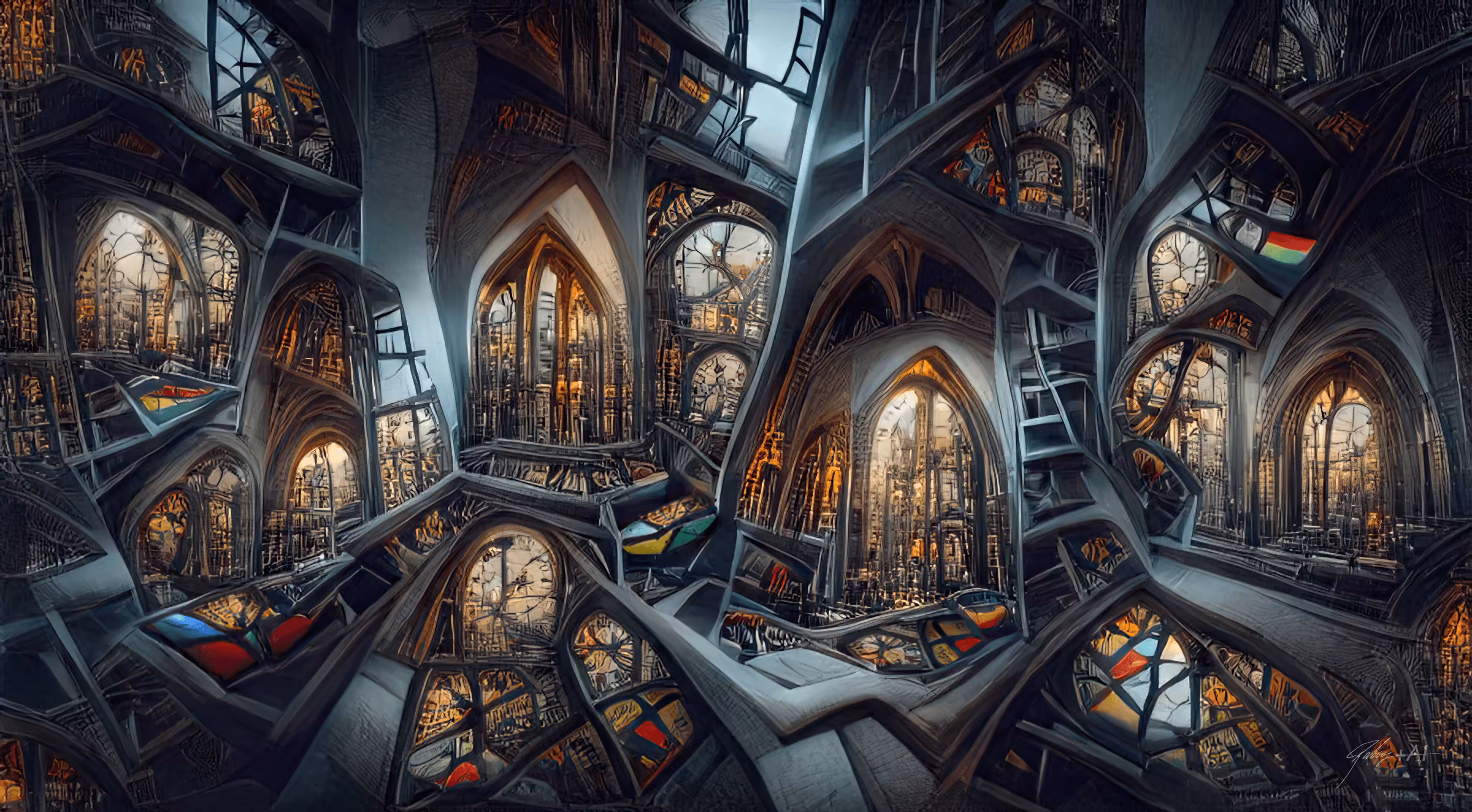 4 dimensional Gothic cathedral