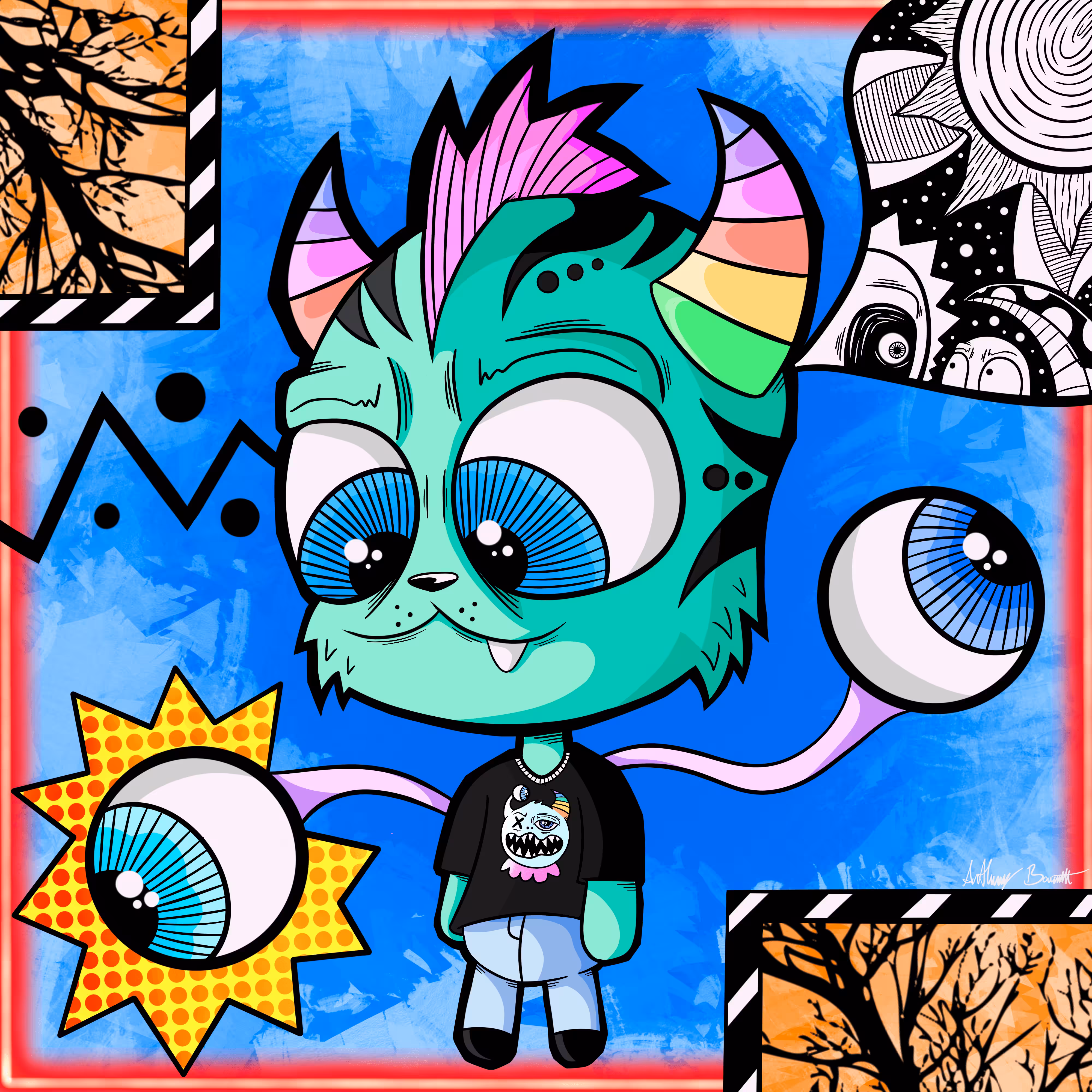 Lil Monster Abstract 
