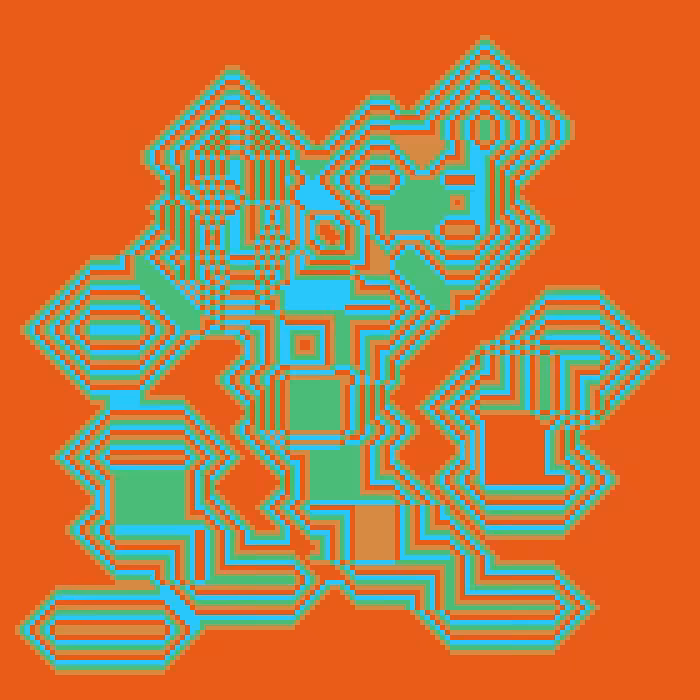 Superimposed Octagonal Pyramids #118