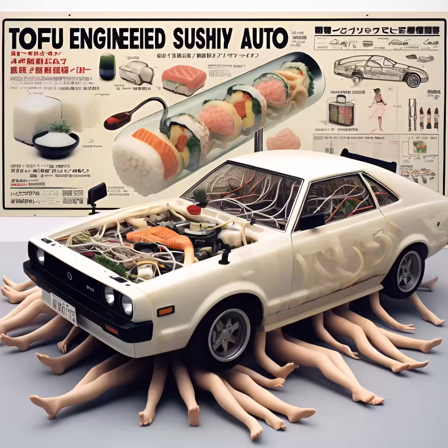 Niceaunties - Tofu Engineered Sushi Luxury Autos (TESLA)