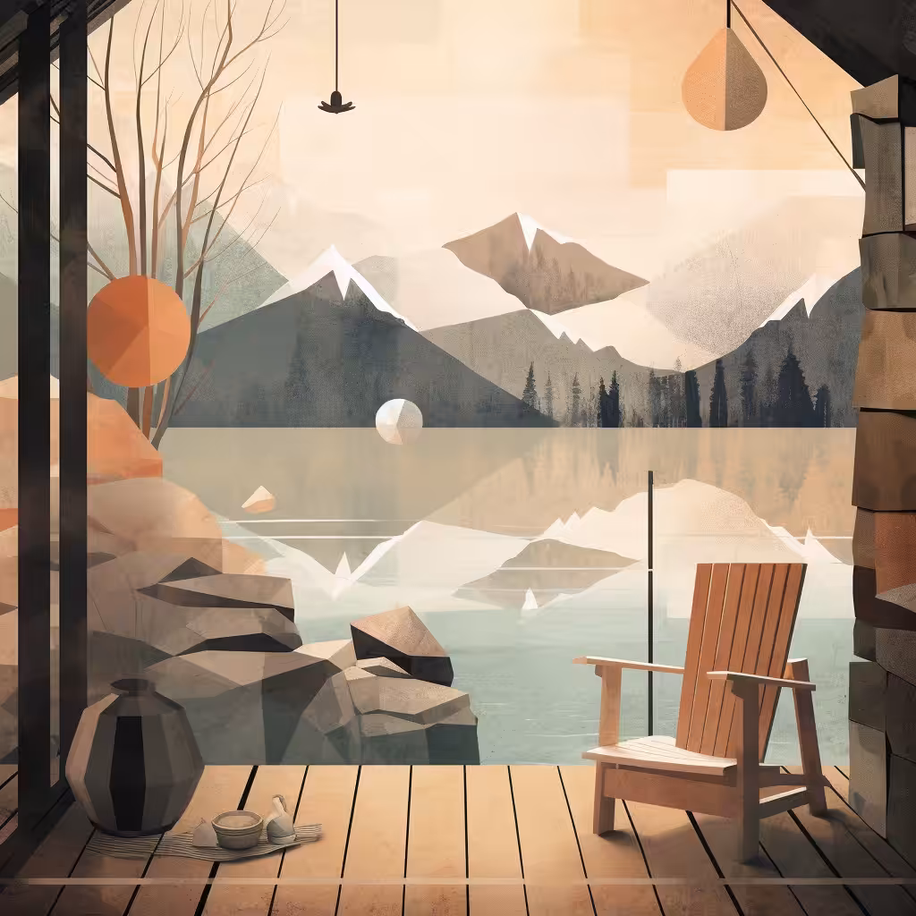 By the lake