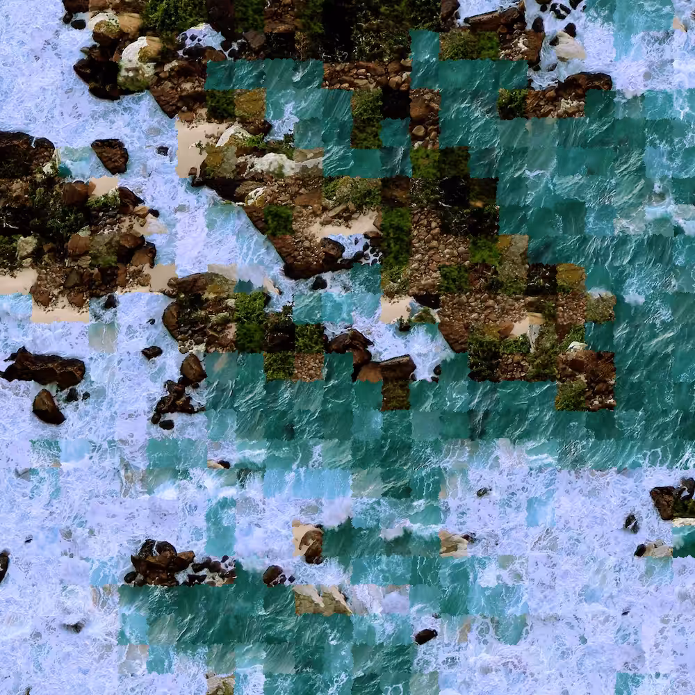 Quilted Collage 05 - Cape of Good Hope