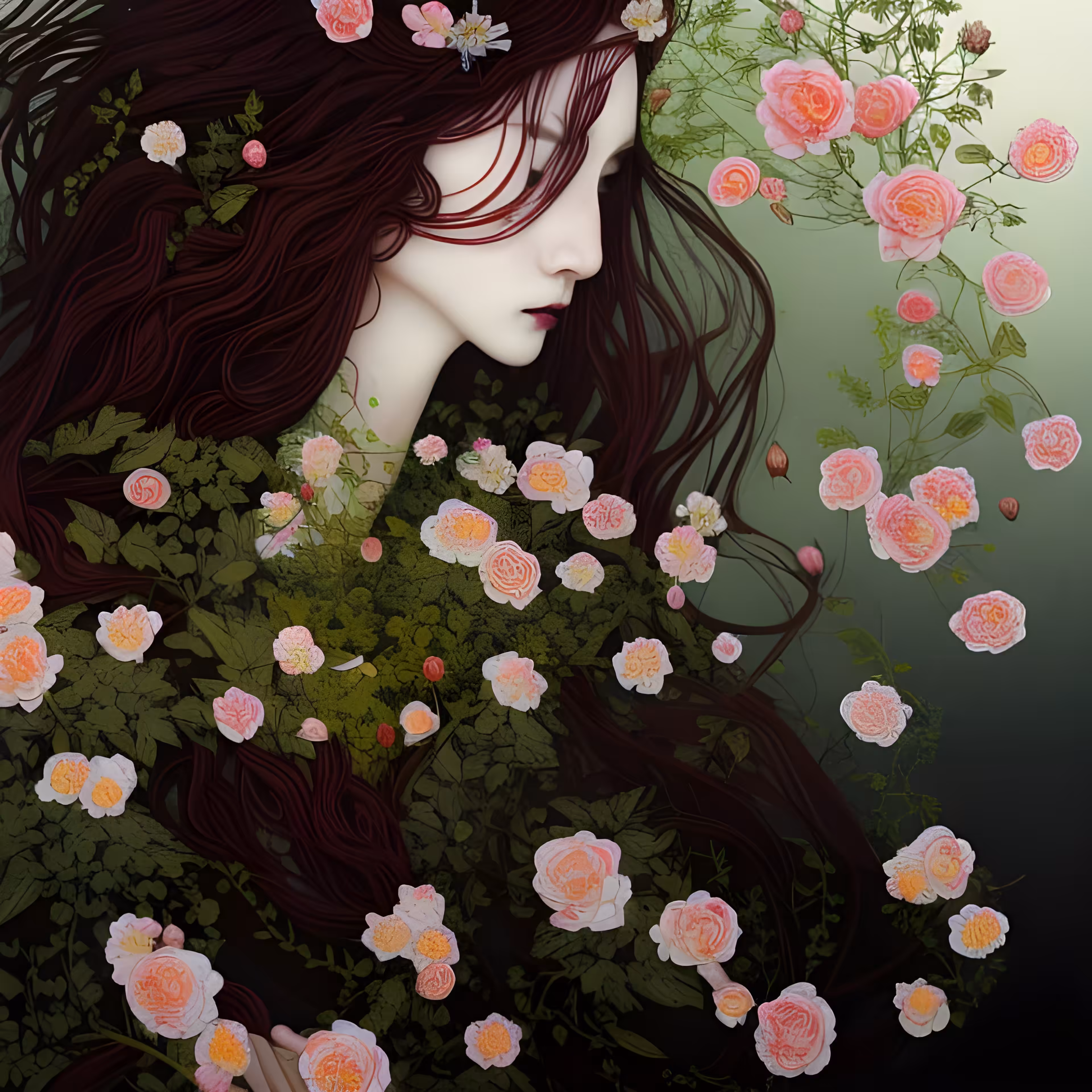 In the rose garden #1