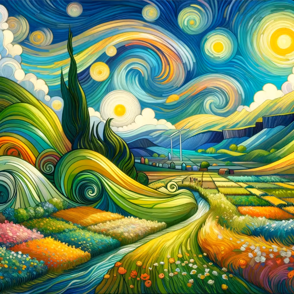 Van Gogh Visions: Playful Nature