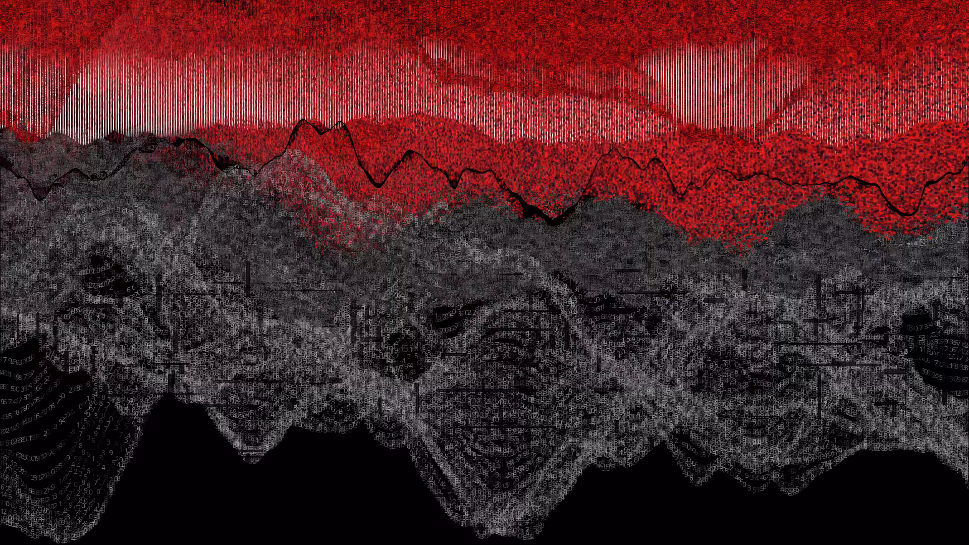 Pixel rain in a data landsacape #117