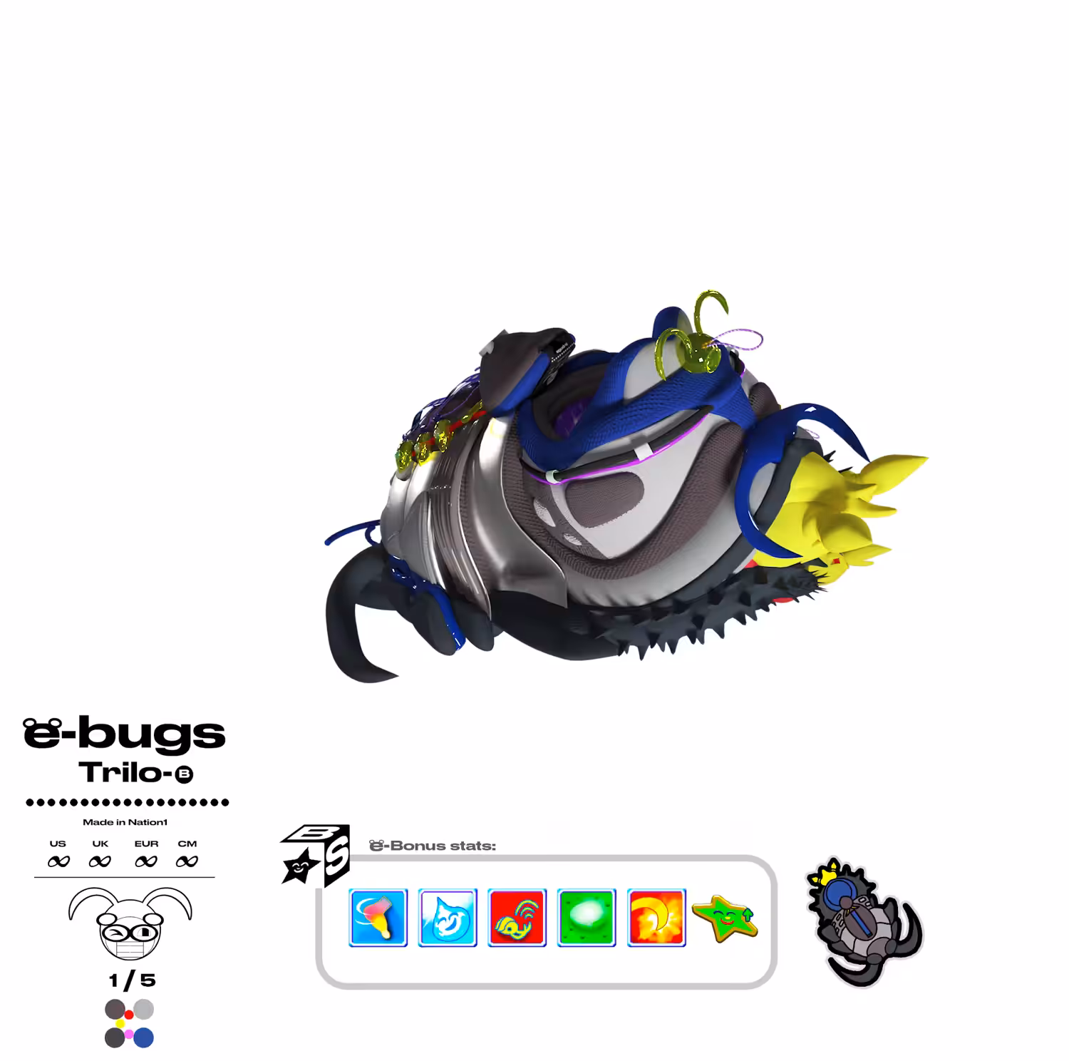 Trilo-🅑 1/5