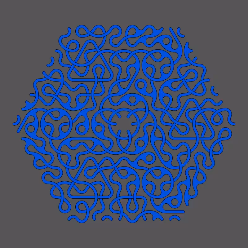 Threefold Symmetry - Dark Variations #215