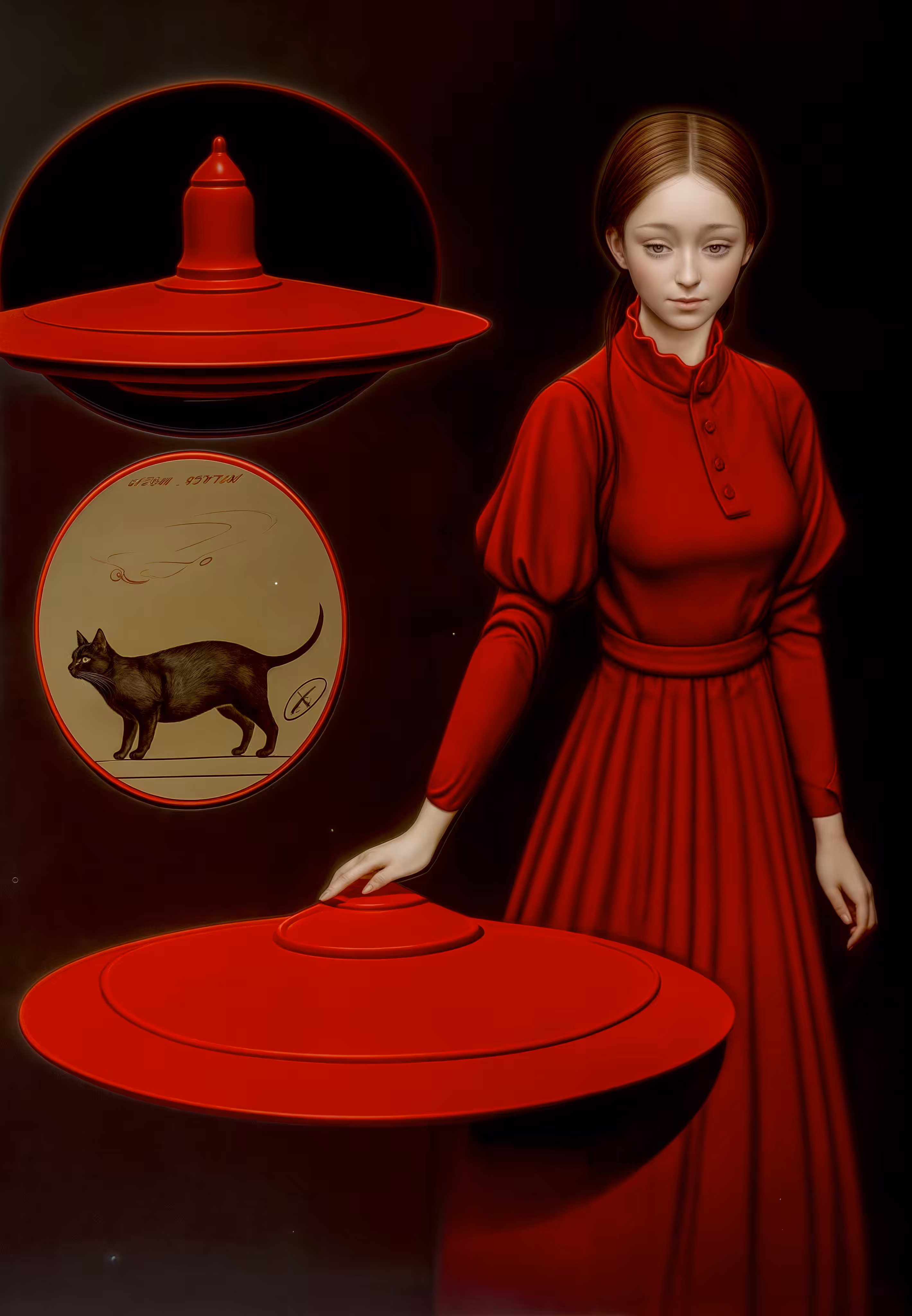 Every Day is Cat Day in Red 