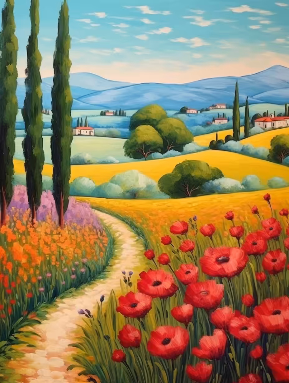 The meadows in the Spring