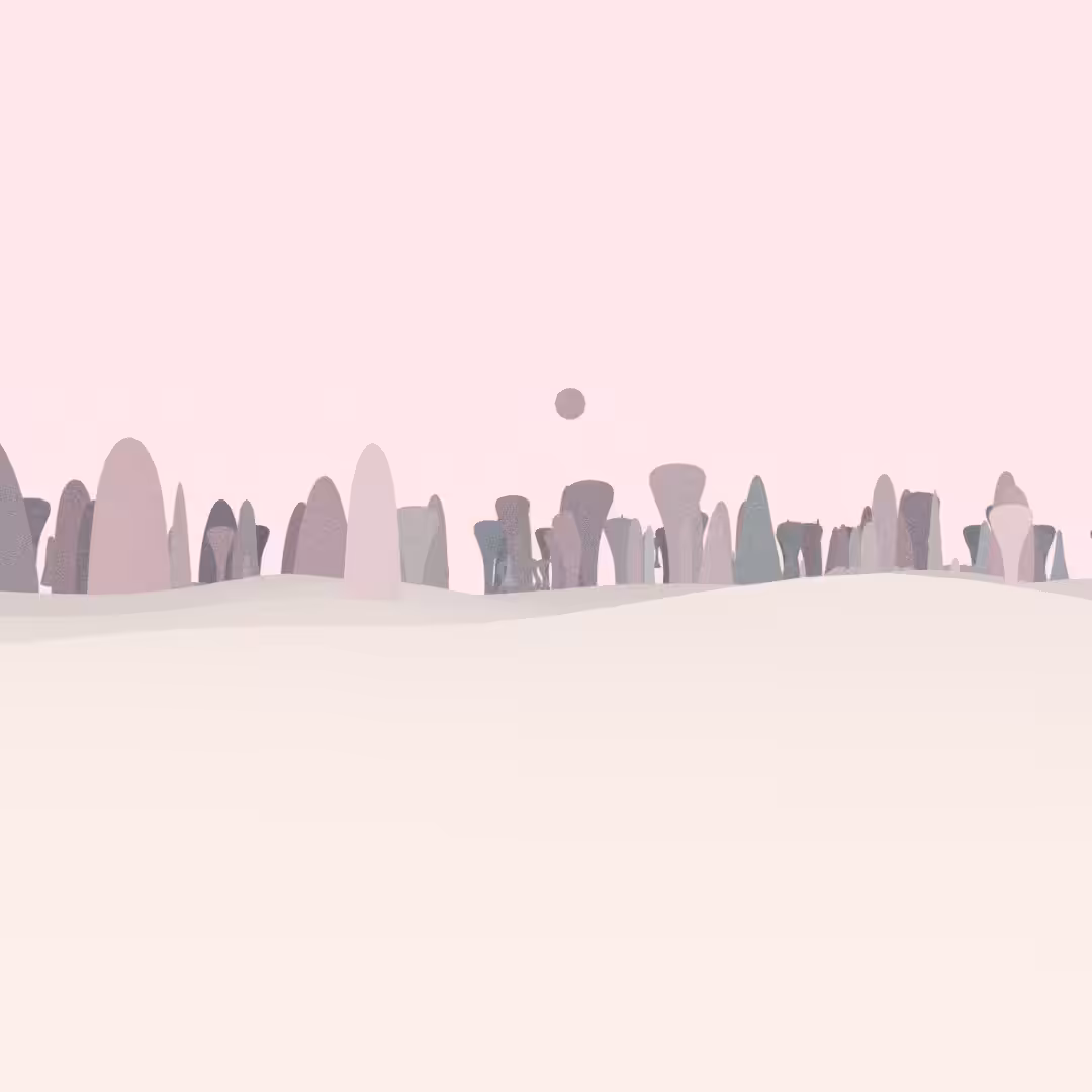 Abstract Environment - Planet Postcard  #8