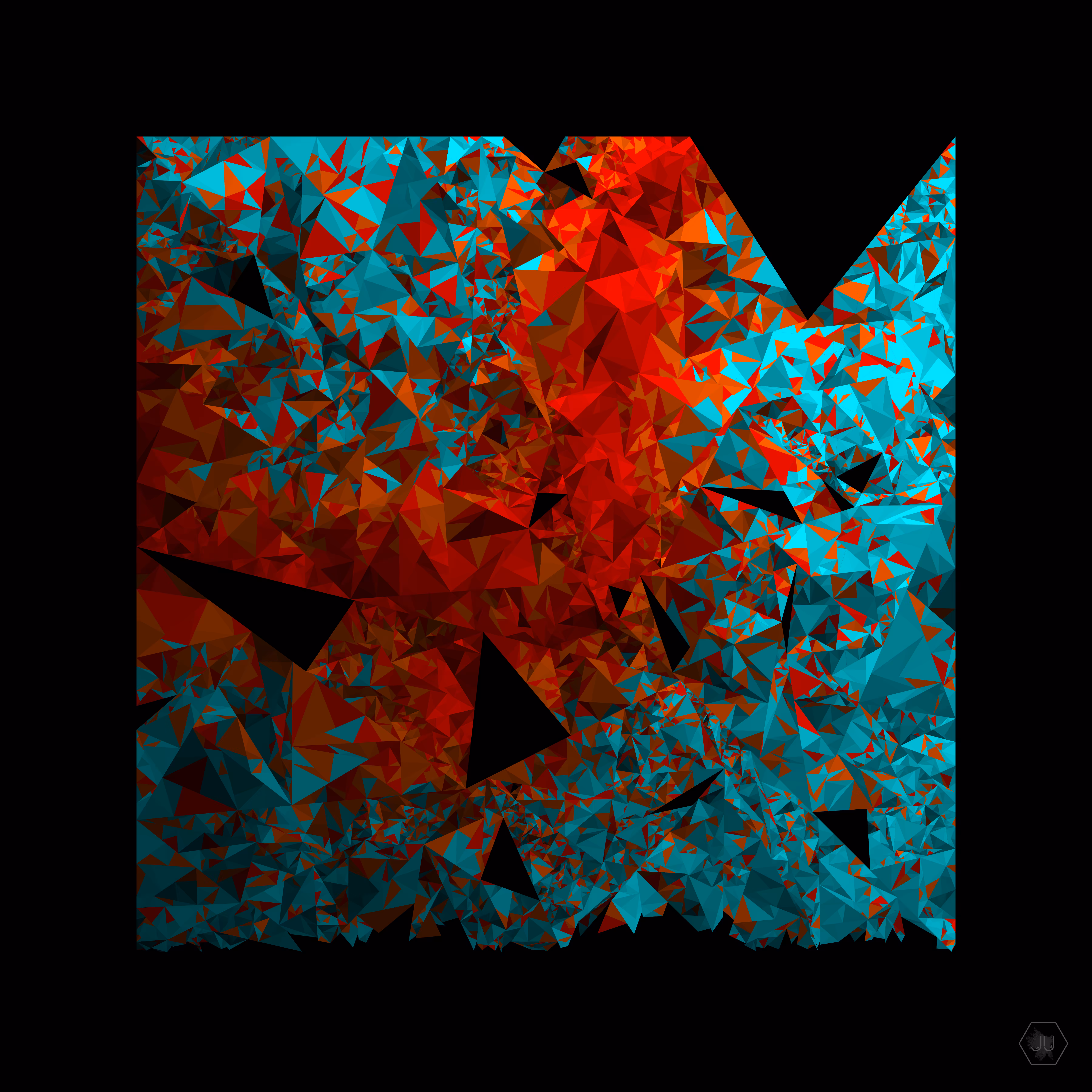 Torn Square 255-2-486