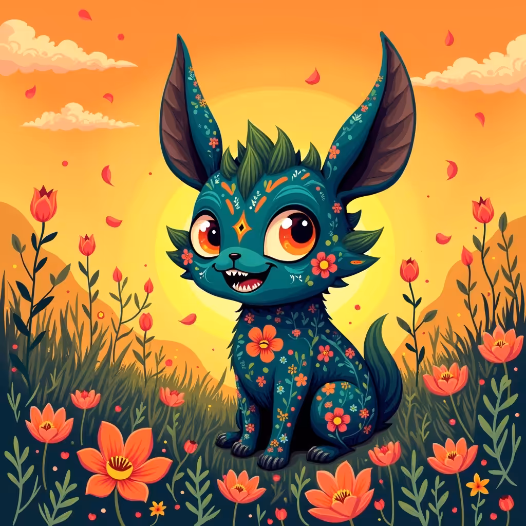 Floral Moon-Beast #5