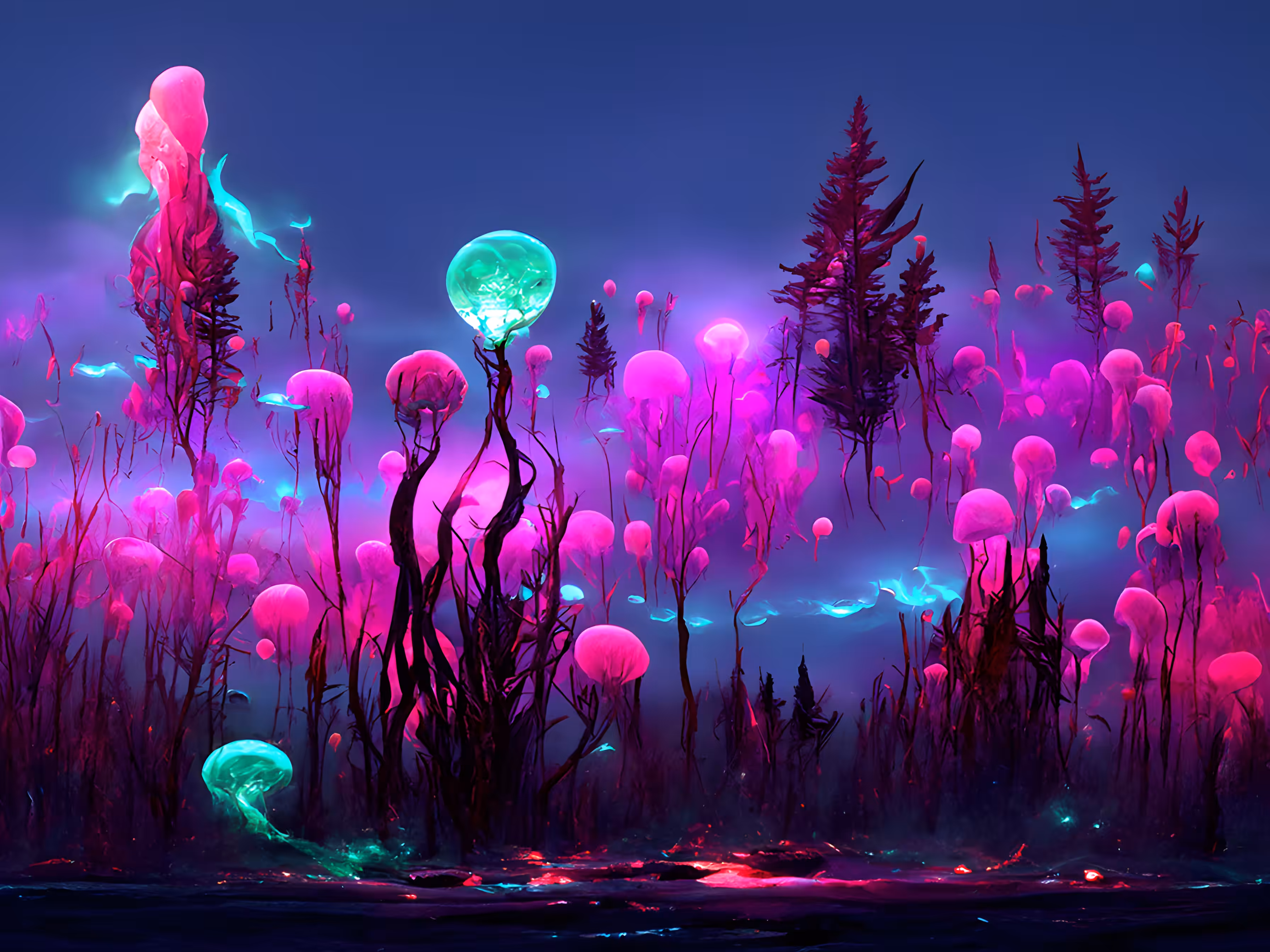 Rising Pink Jellybulbs