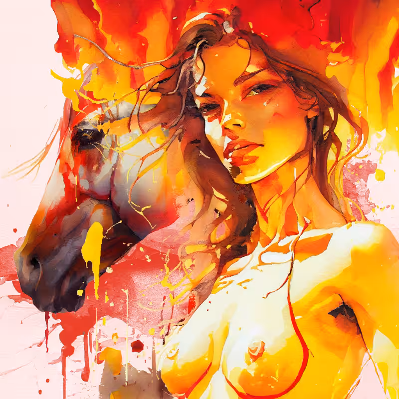 Artemis and Horse #22