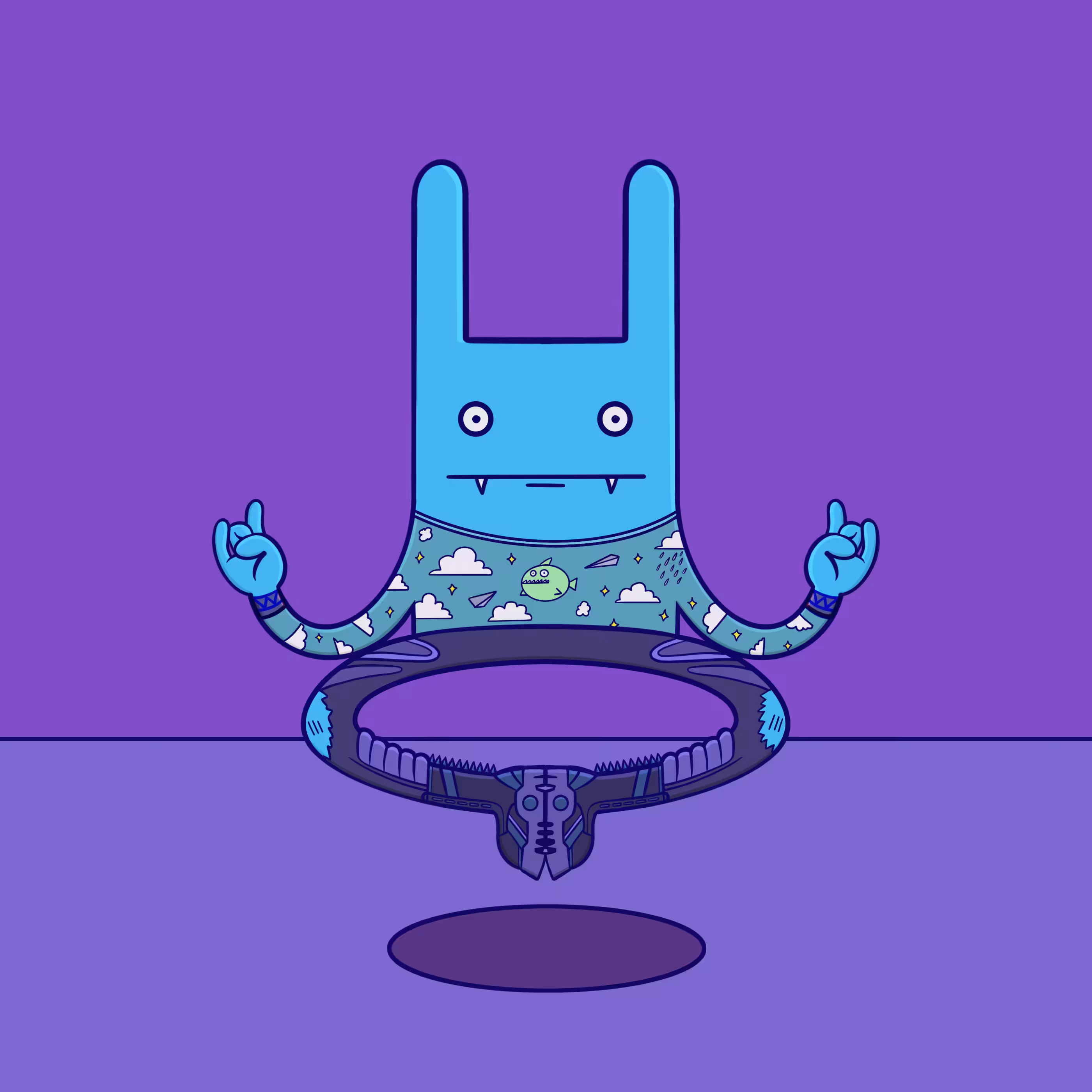 Meditation Rabbit #87