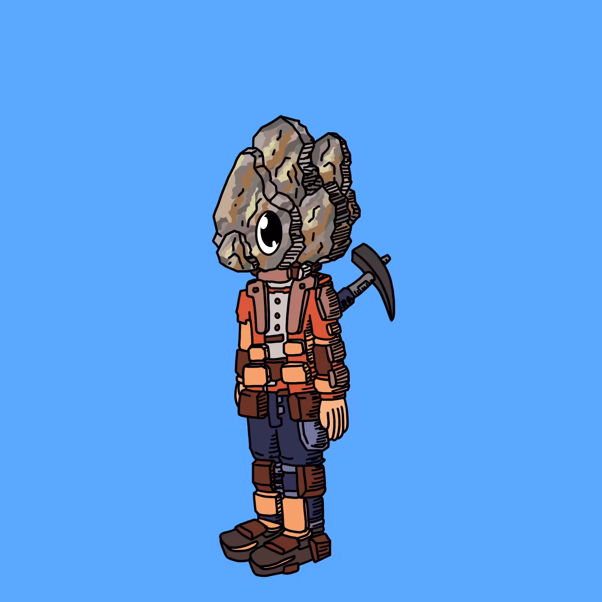 Geologist one eyed guy #00340