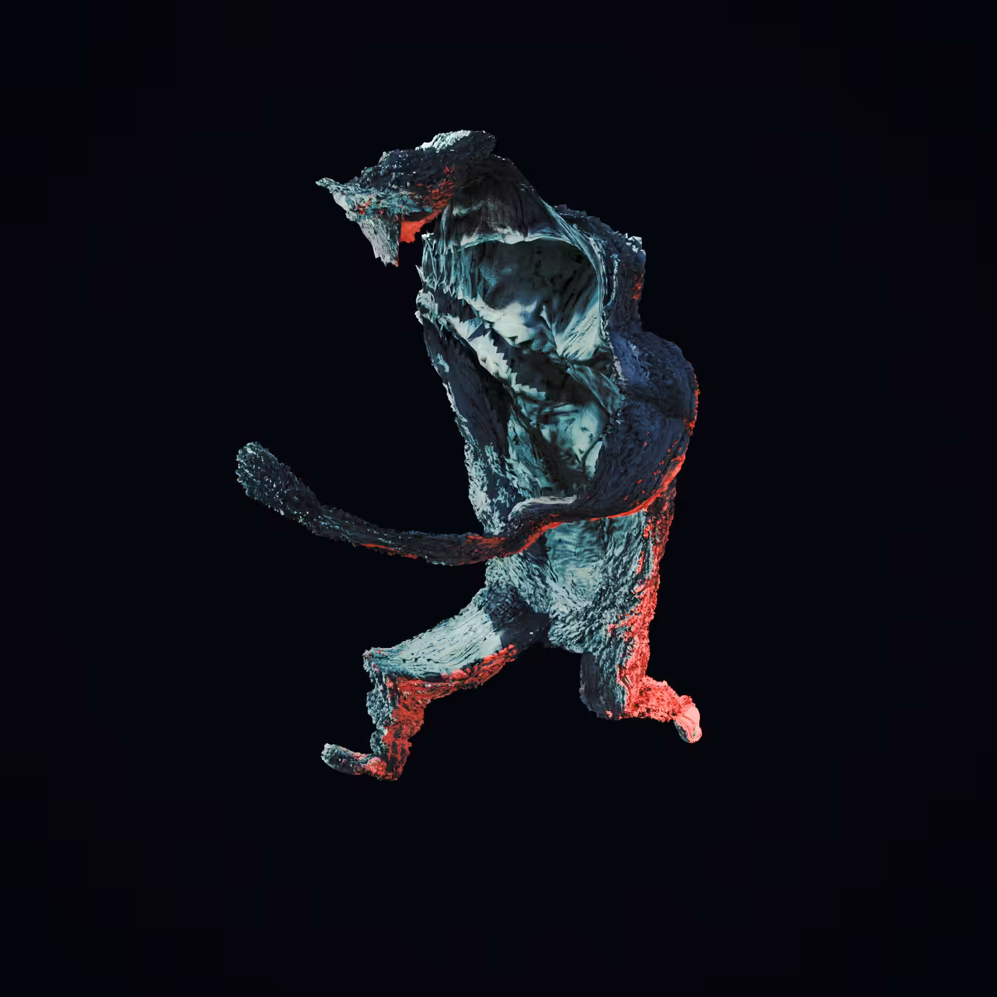 study of form in motion | 01 - run | ex. I