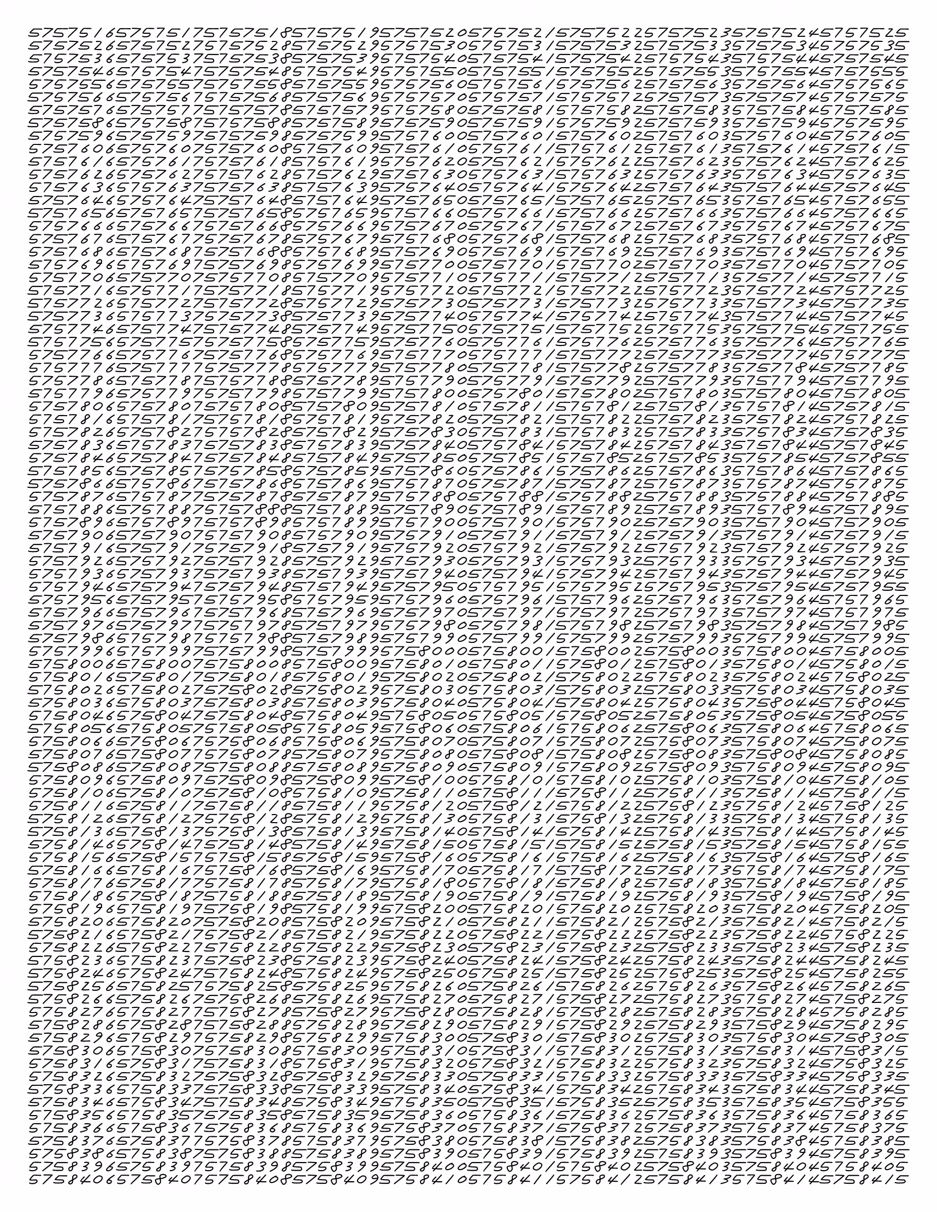 Endless (5,607,250 to Infinity) #493