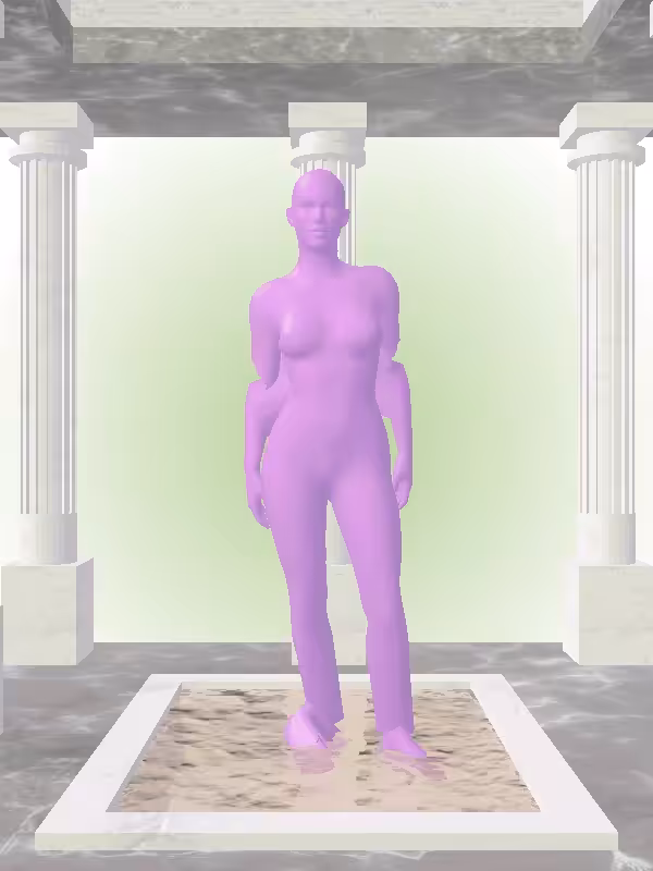 HeavenComputer: The Threatening Glossy Violet Woman #6578